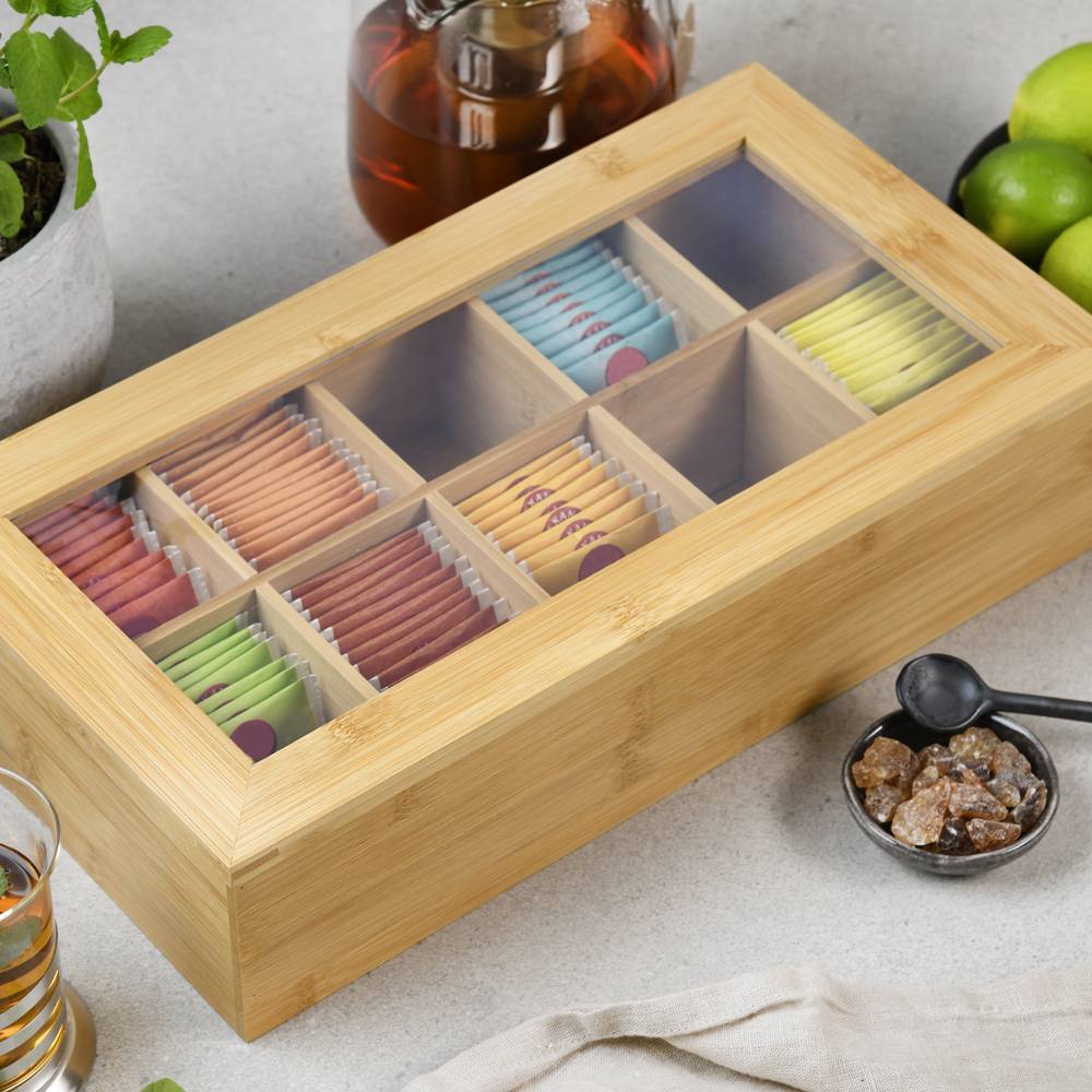 Achai Typ B Teebox Bambus Braun