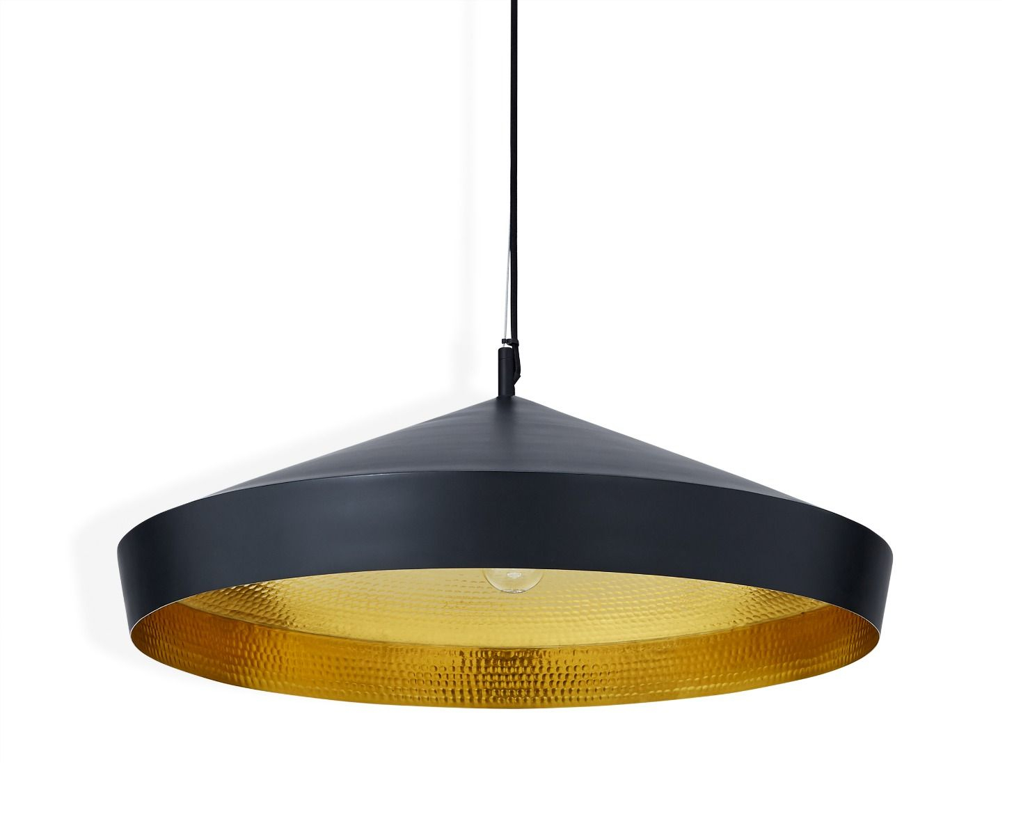 Beat Flat Led Pendelleuchte Schwarz