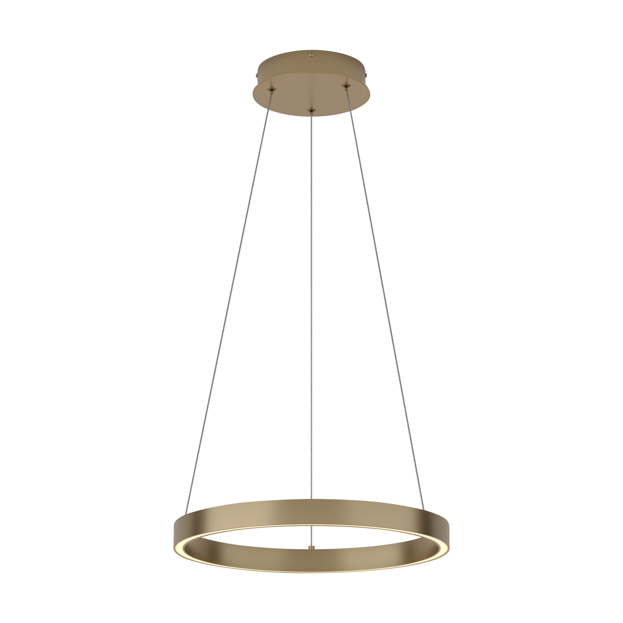 Rim Pendant light Aluminium Gold Ø40sm