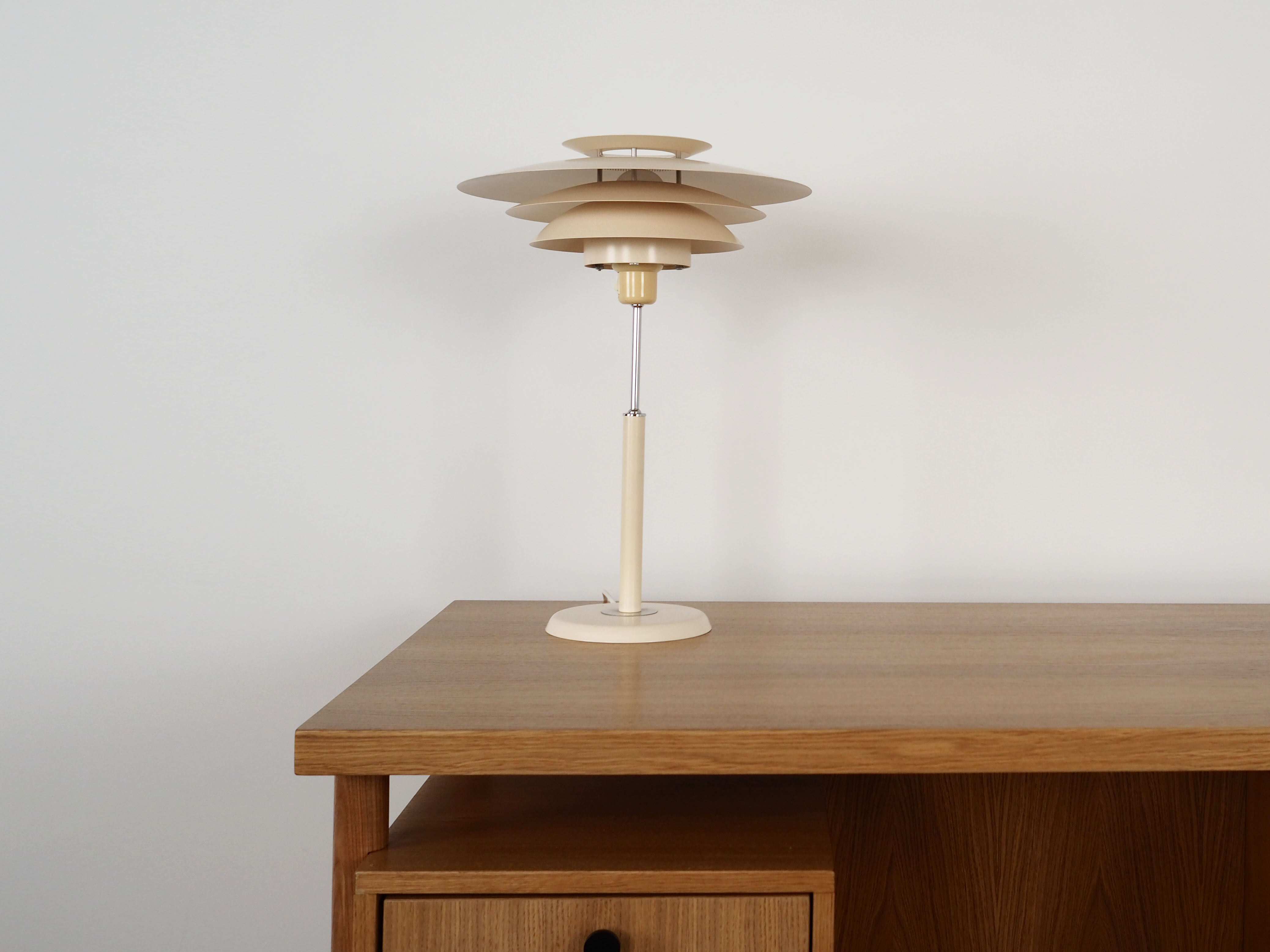 Tischlampe Metall 1970er Jahre