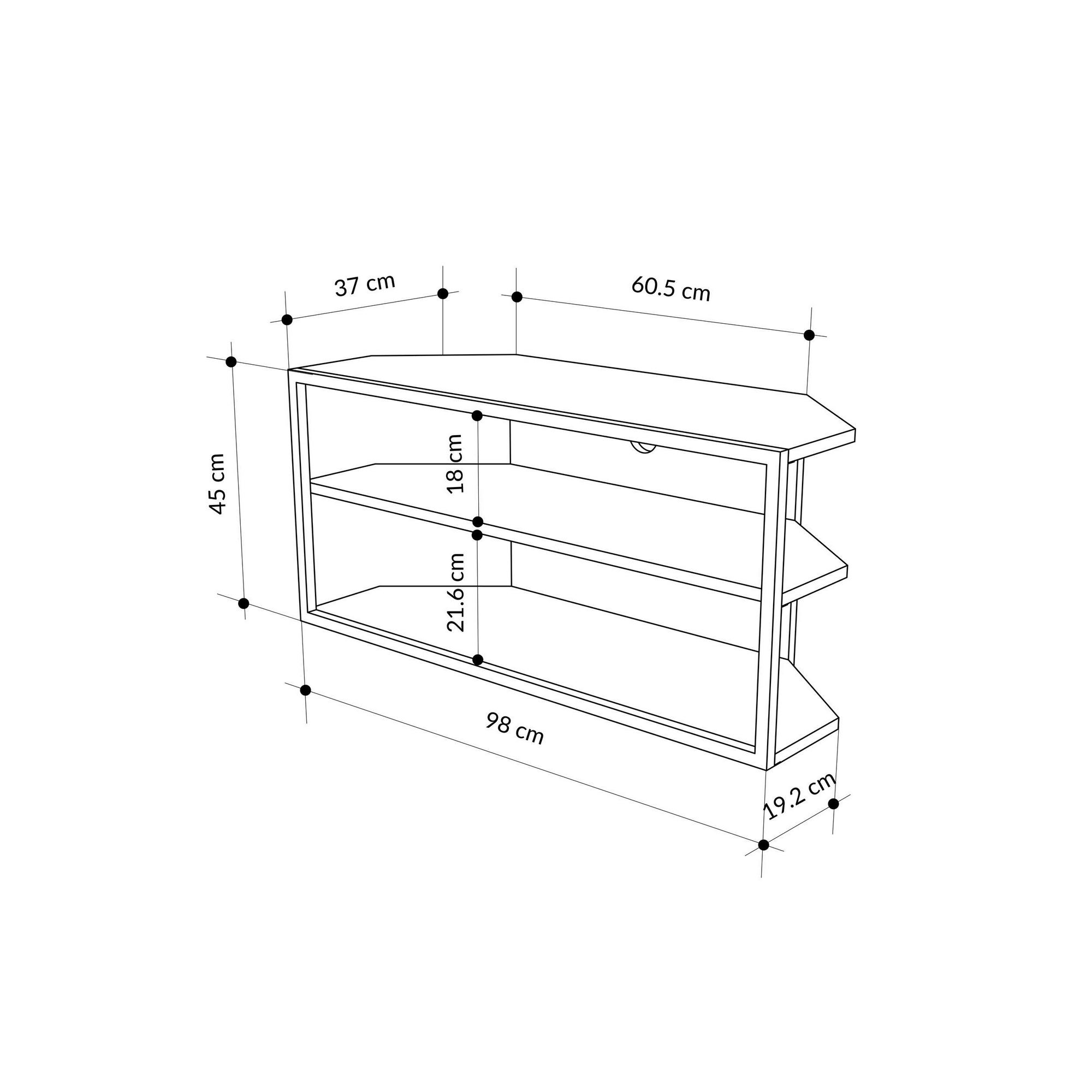 Echo Lowboard Holz Sapphire Eiche