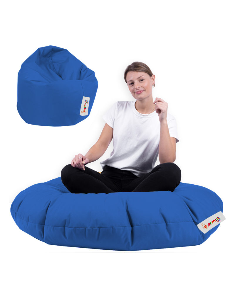 Iyzi 100 Pouf Outdoor Blu