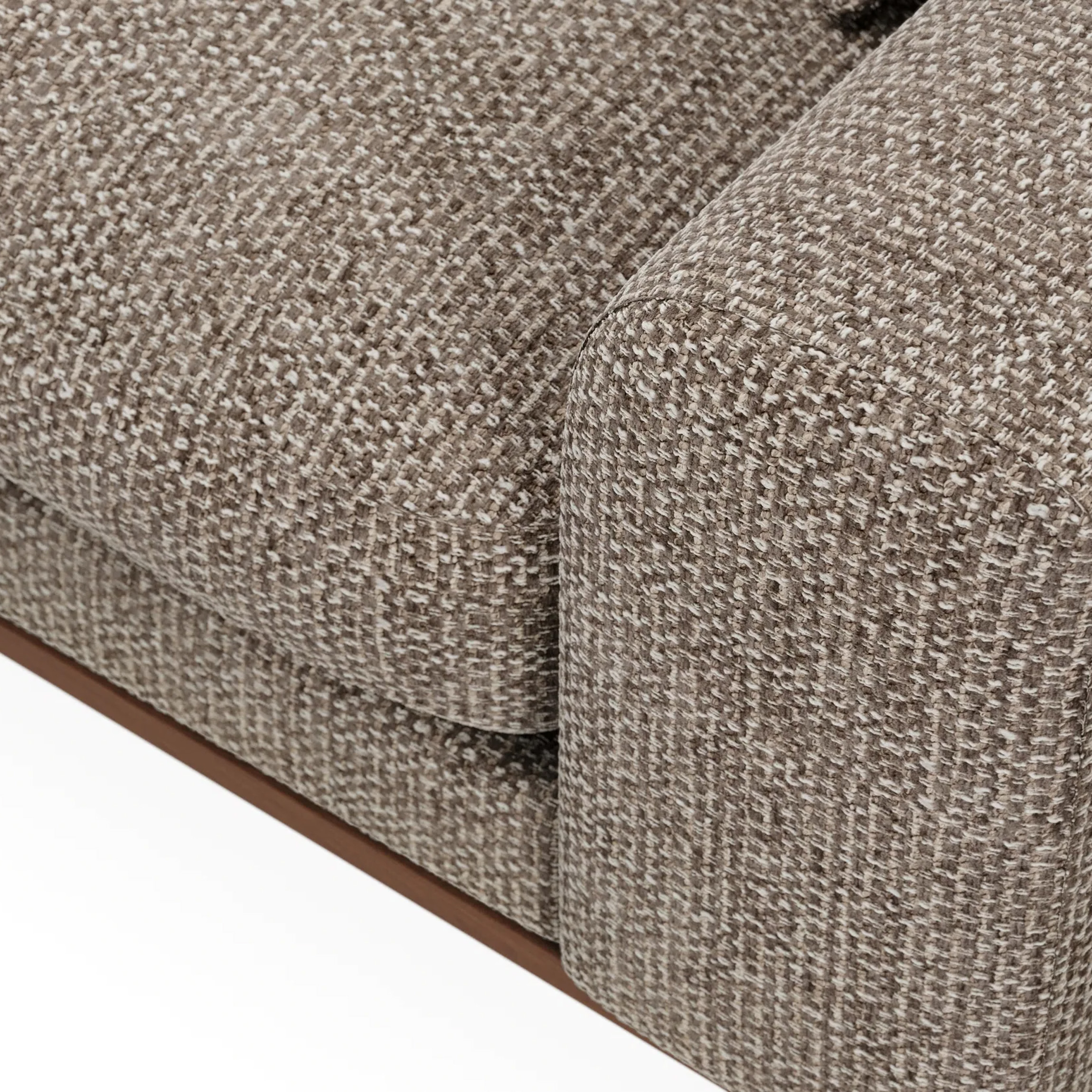 Ecksofa Harper 3-Sitzer Links Hellbraun