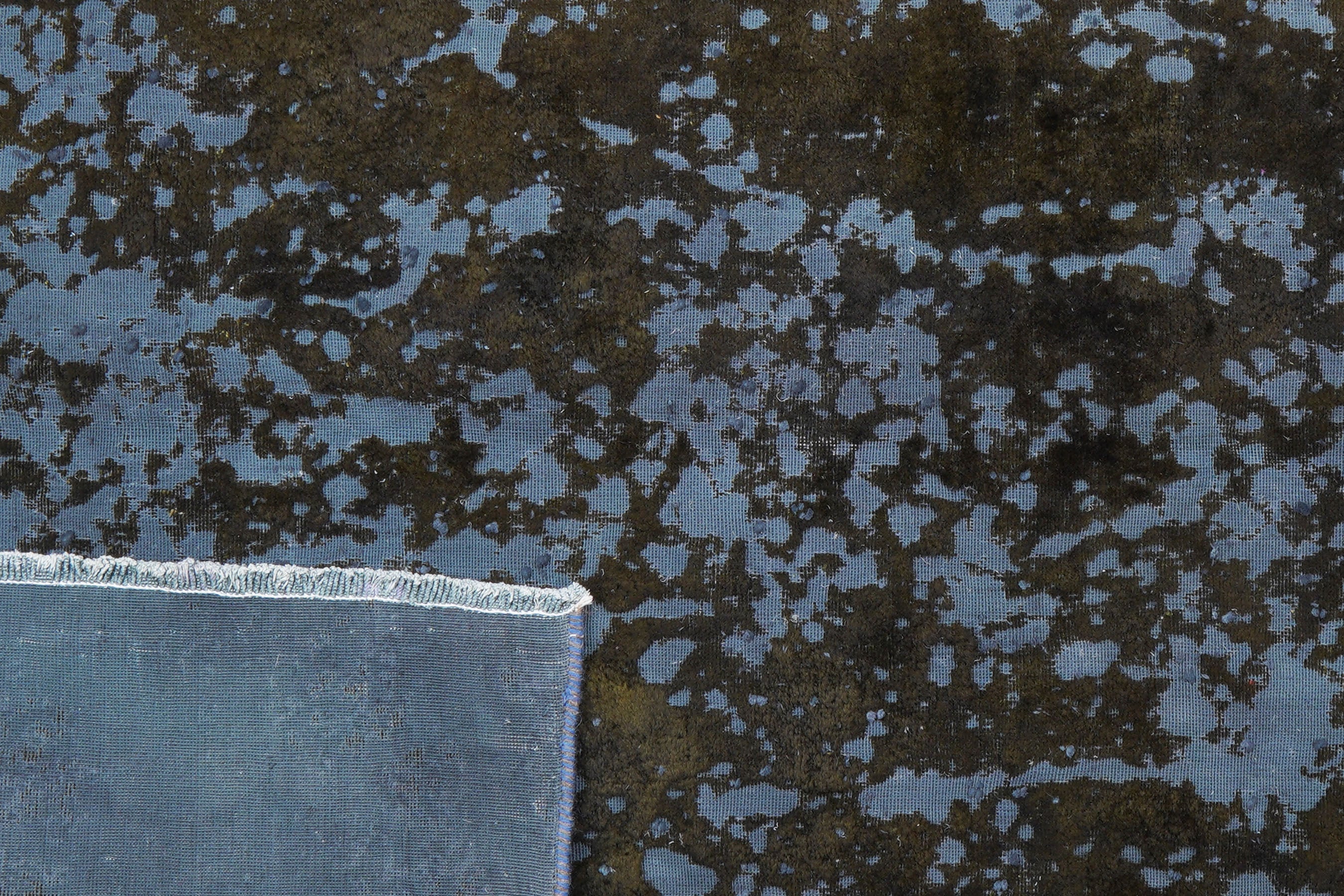 Vintage Teppich Wolle Mehrfarbig