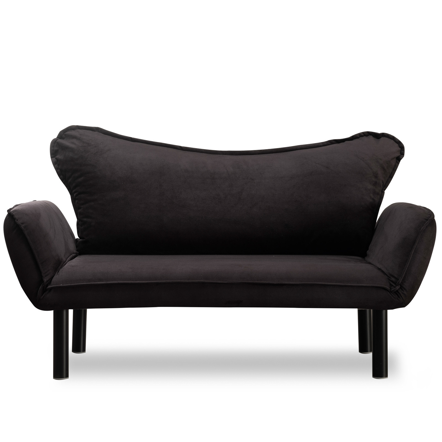 Chatto Schlafsofa 2-Sitzer Schwarz