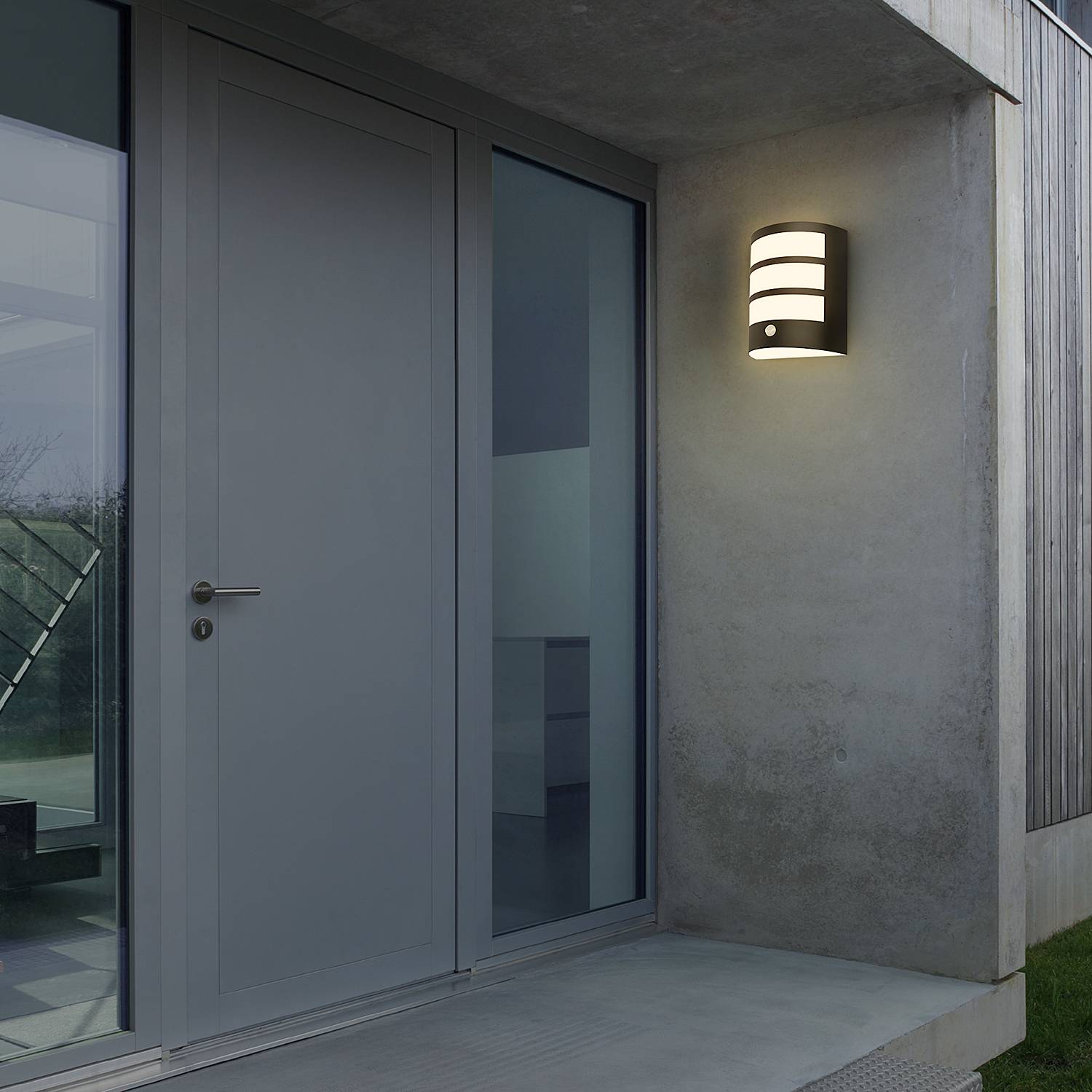LED-Wandleuchte Skot Schwarz