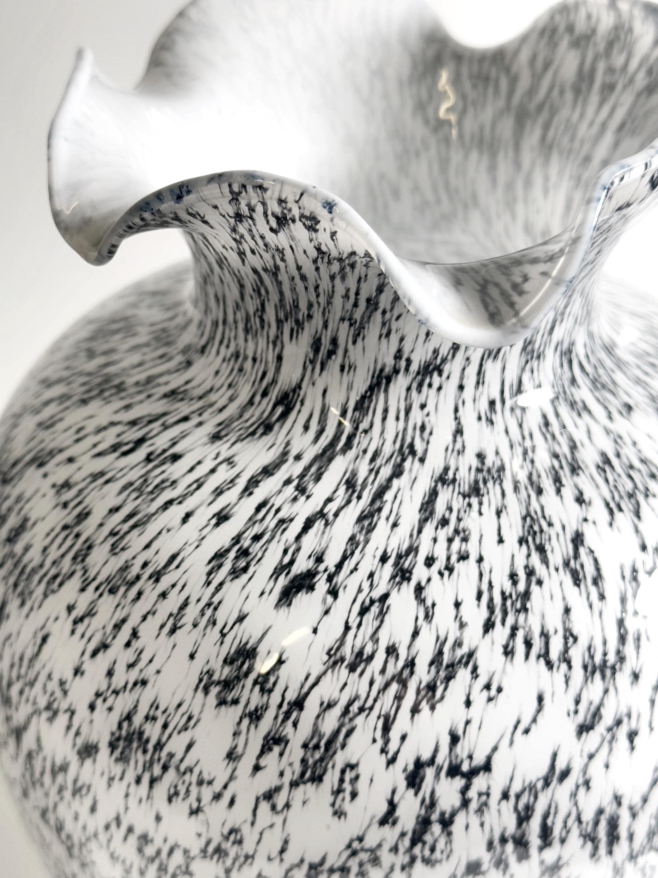 Vintage Vase Muranoglas 80er Jahre