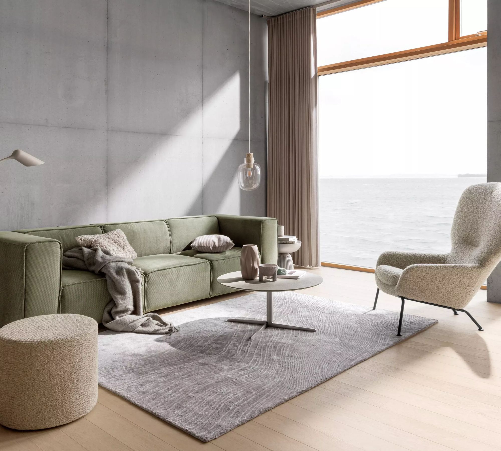 Tide Carpet Handmade 100% Tencel