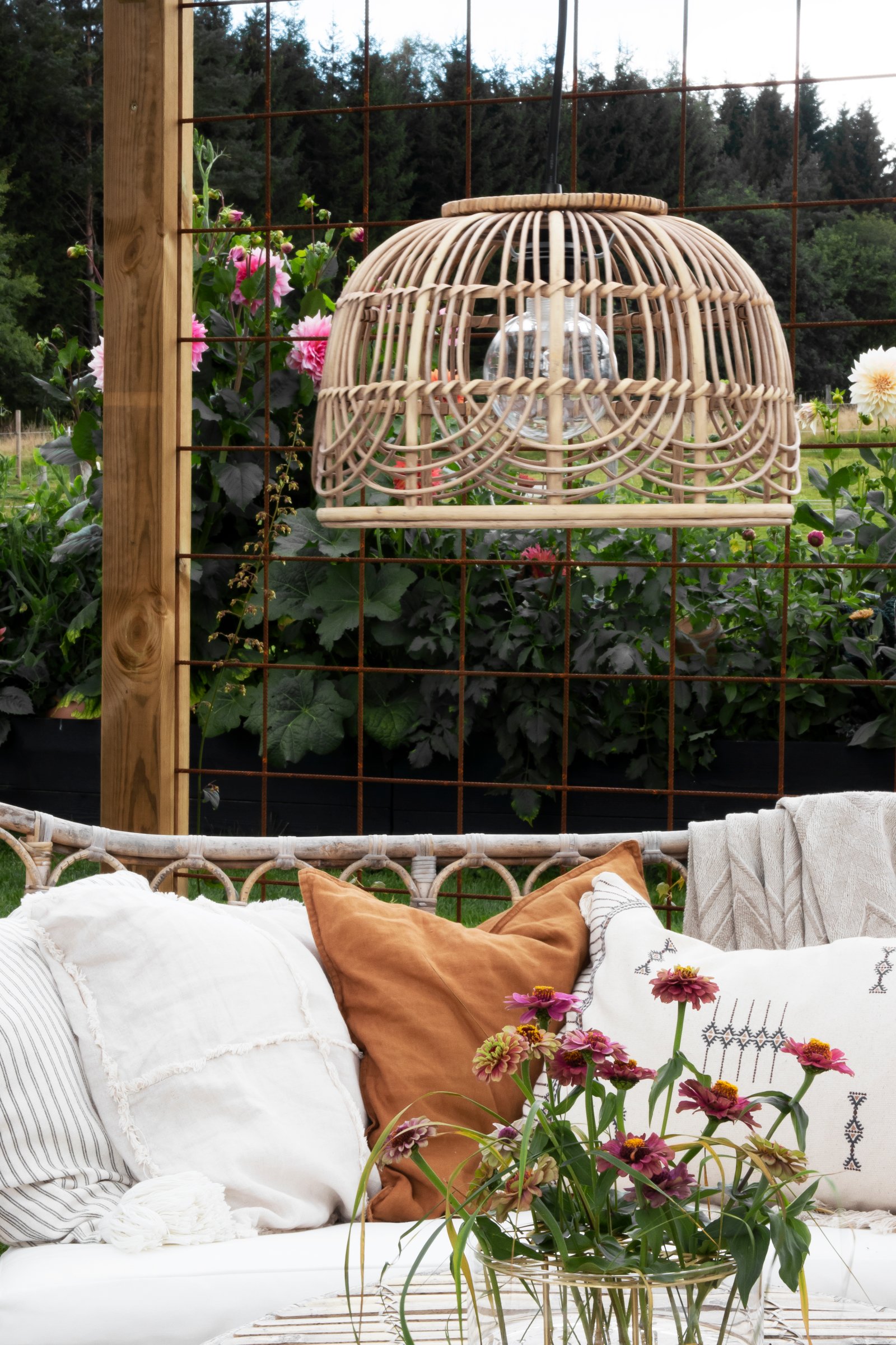 Bali Lampenschirm Rattan Natur Ø 35cm