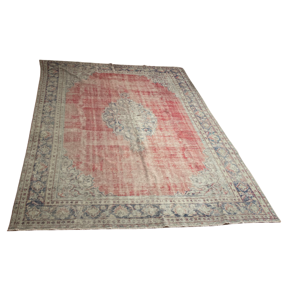 Vintage Kelim Teppich Wolle