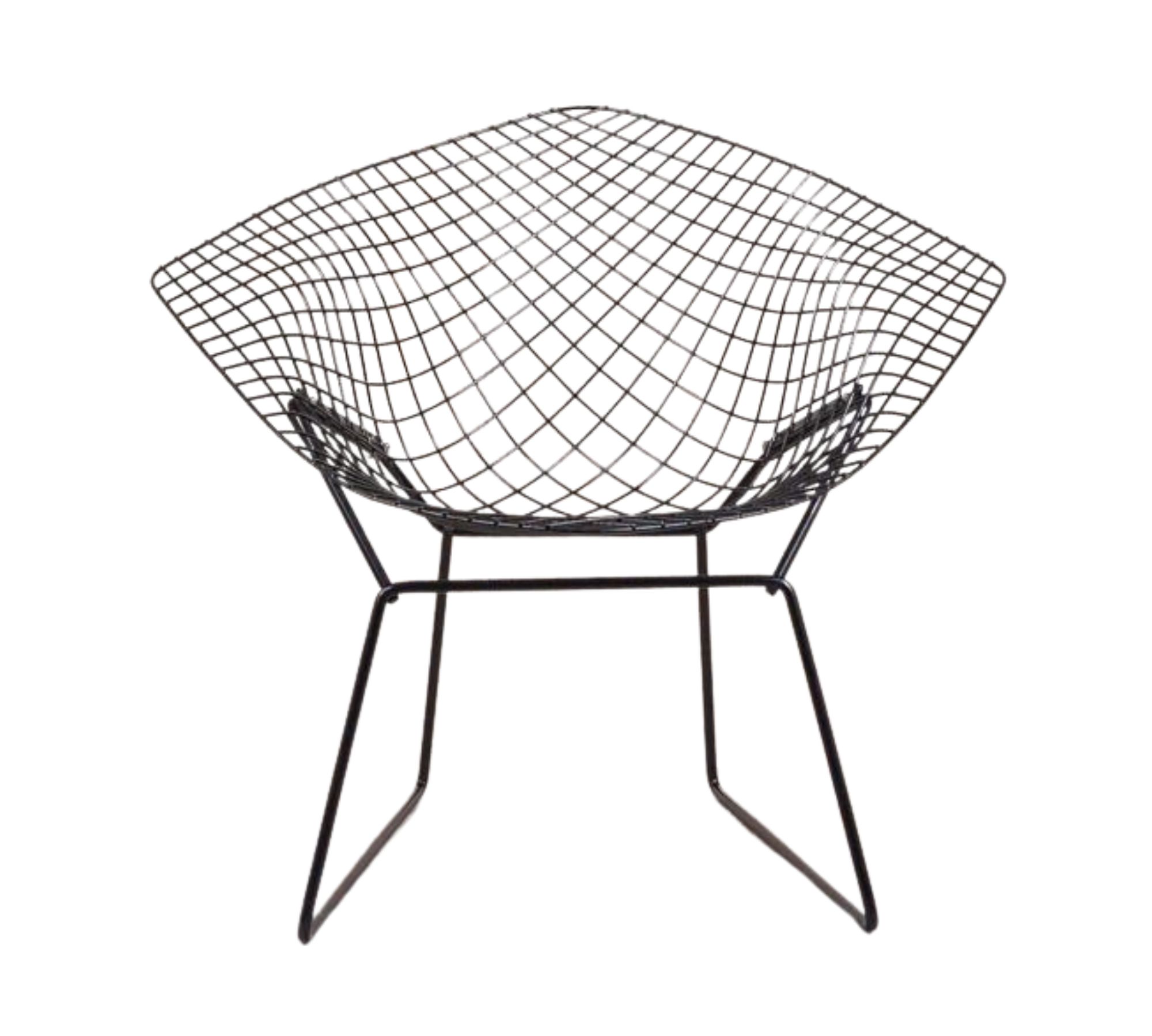 Bertoia Diamond Chair Schwarz 