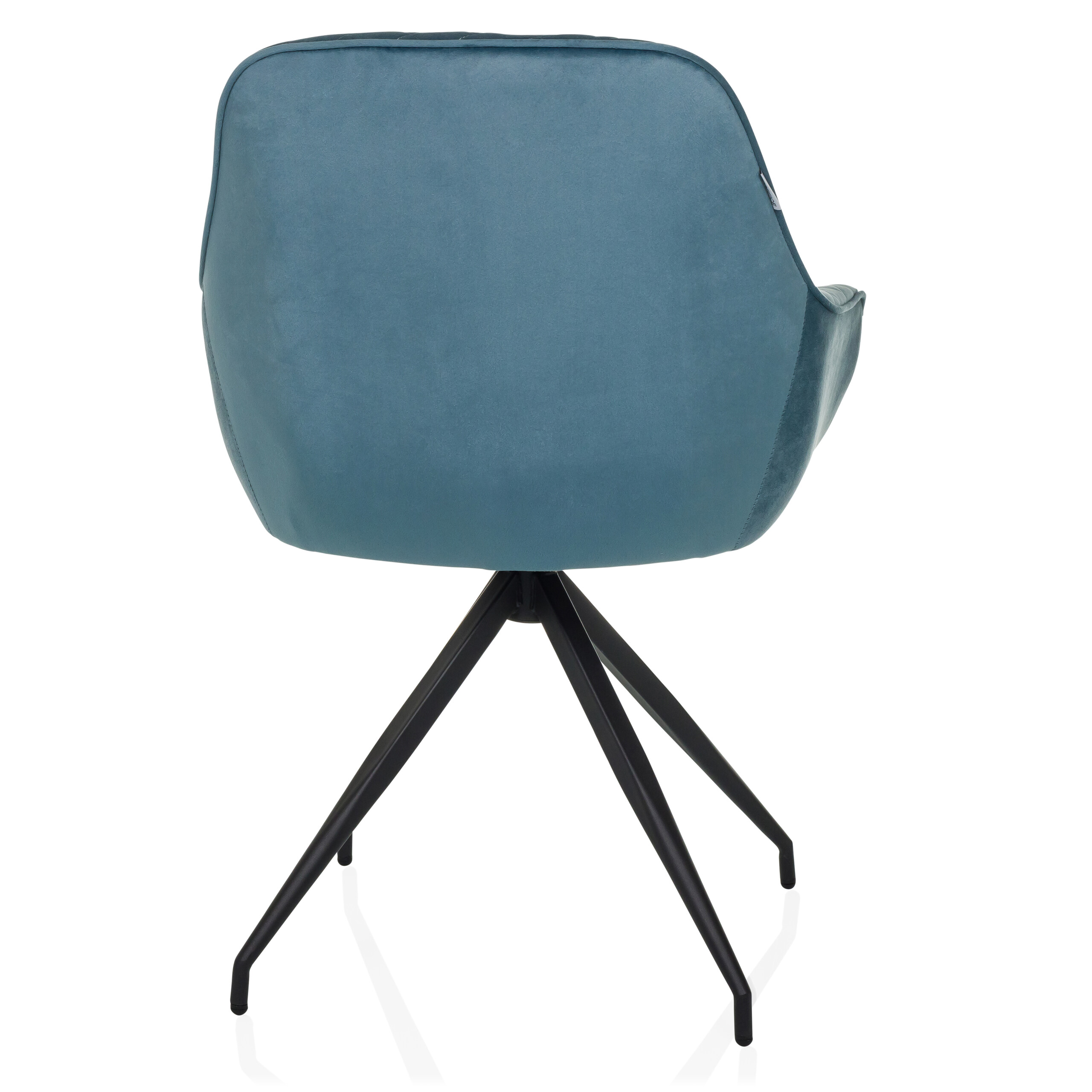ELVERUM Dining chair Velvet Blue