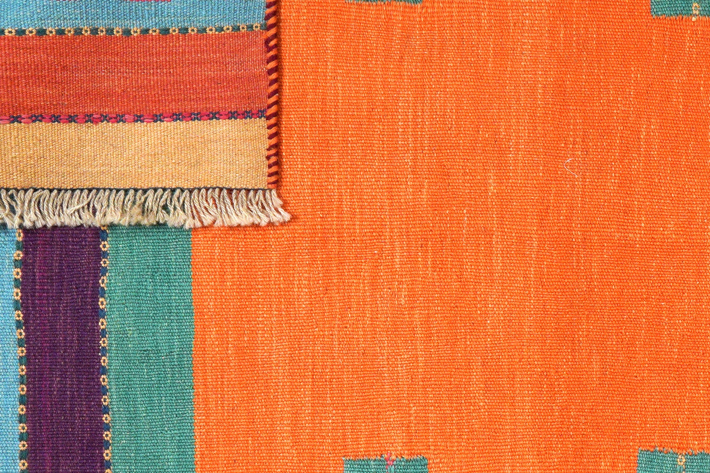 Kilim Gashgai Teppich Orange