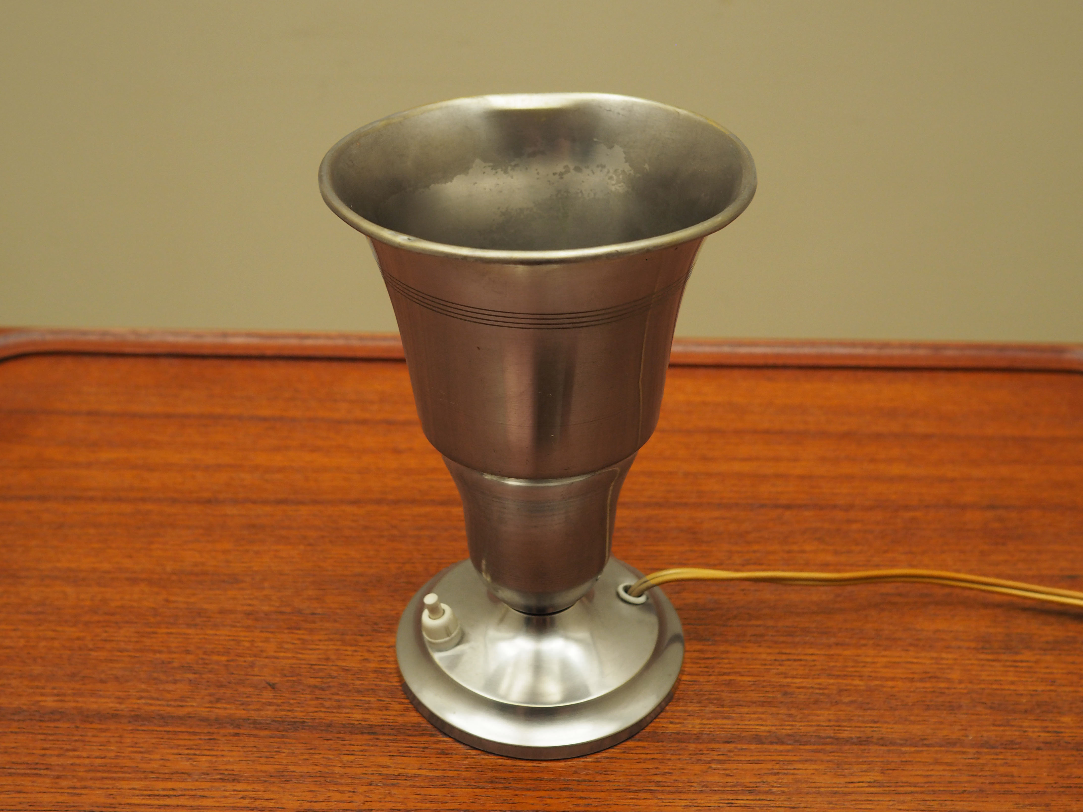 Tischlampe Metall 1950er Jahre