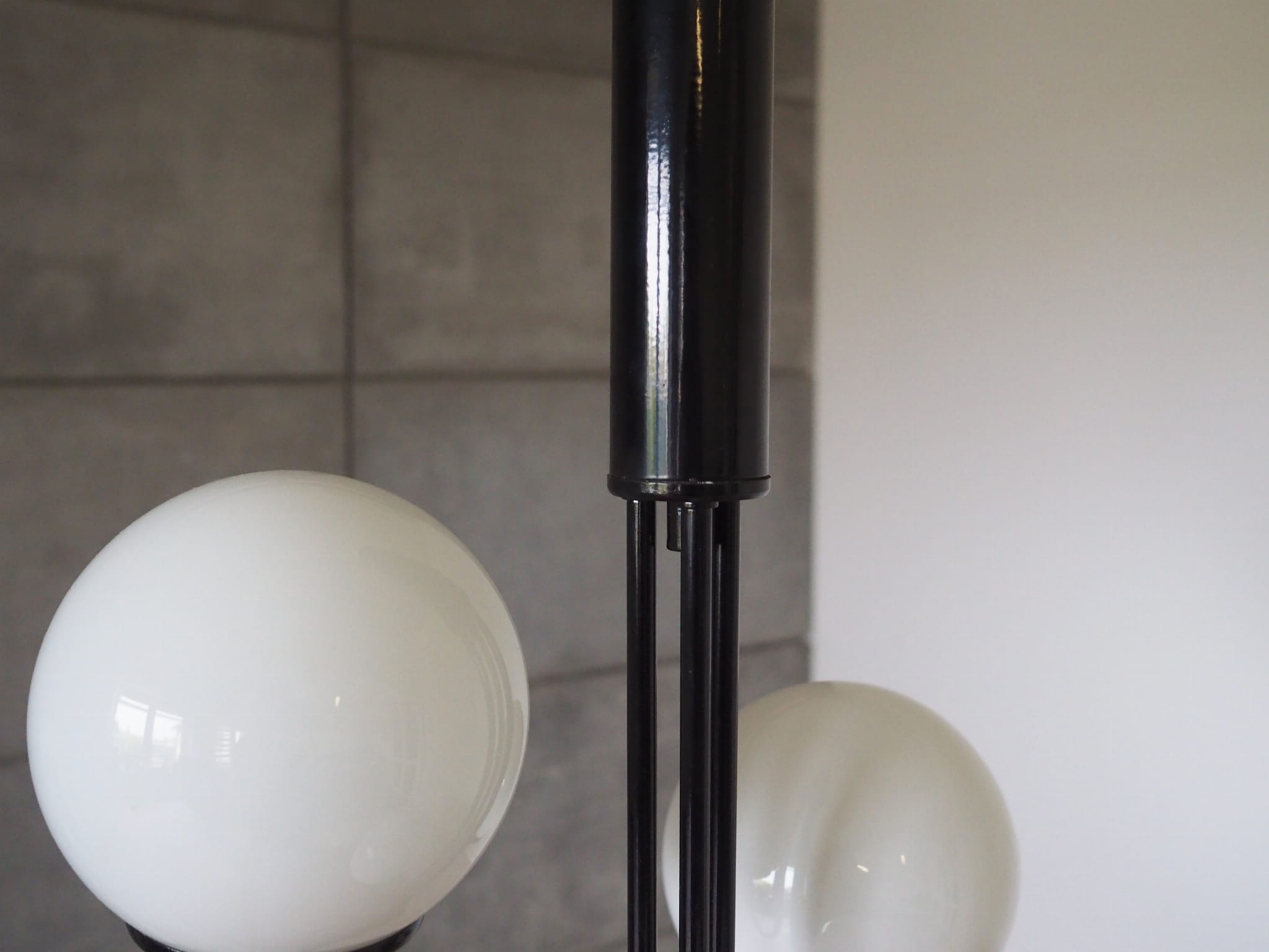 Vintage Pendant Lamp Glass Multicolored 1990s