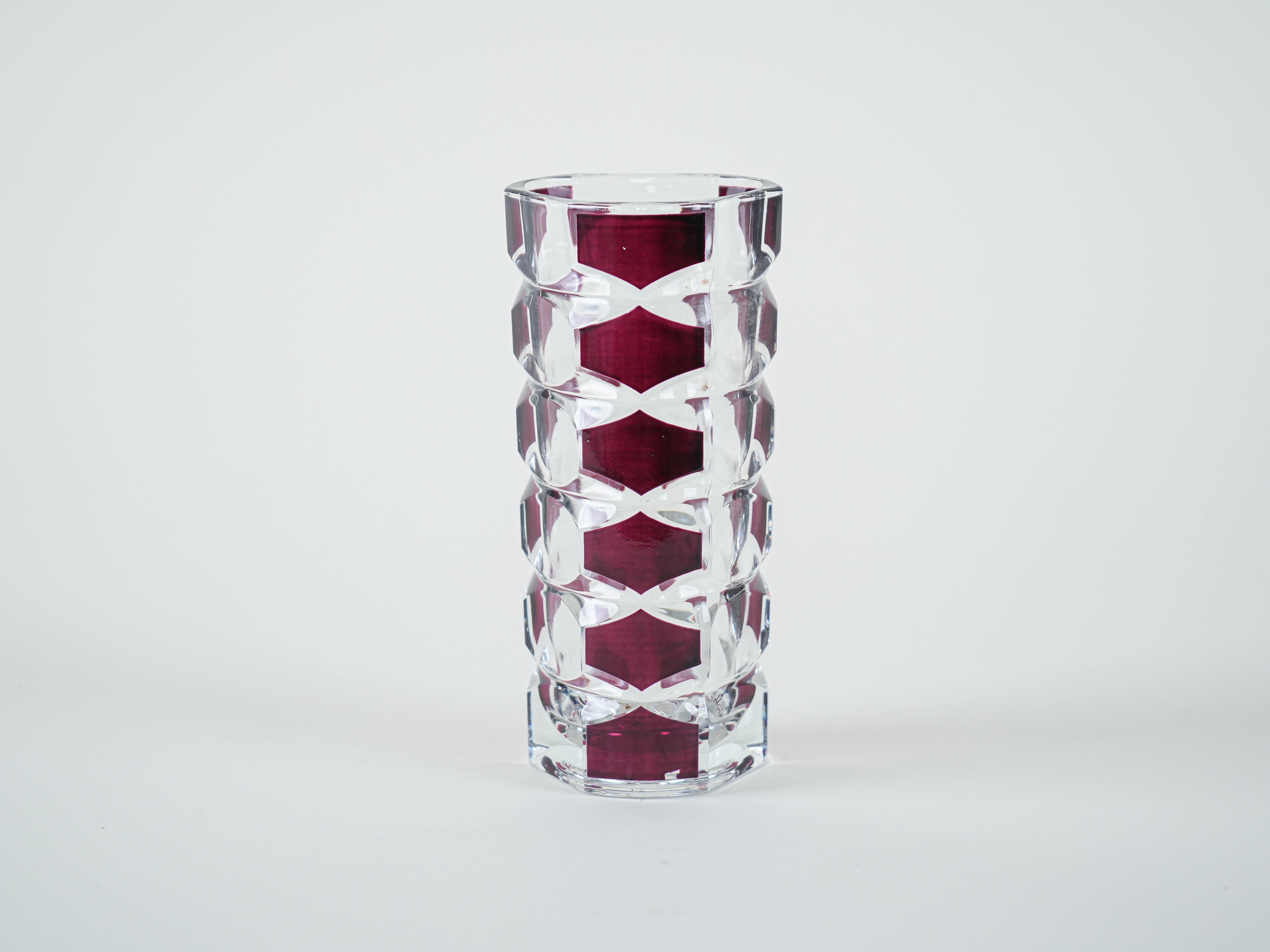 Glass Vase Windsor 1970s