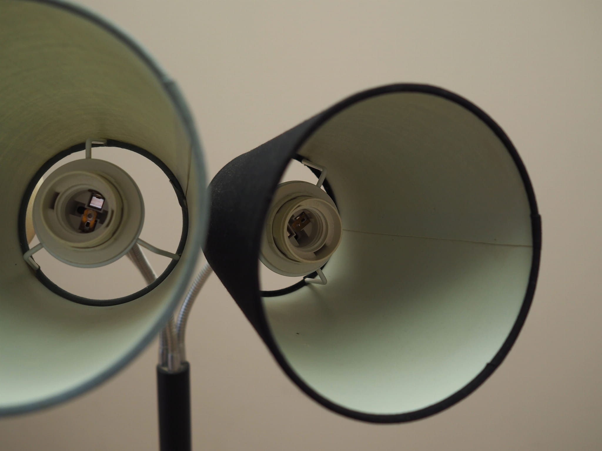 Floor lamp Metal Textile Multicolor 1970s