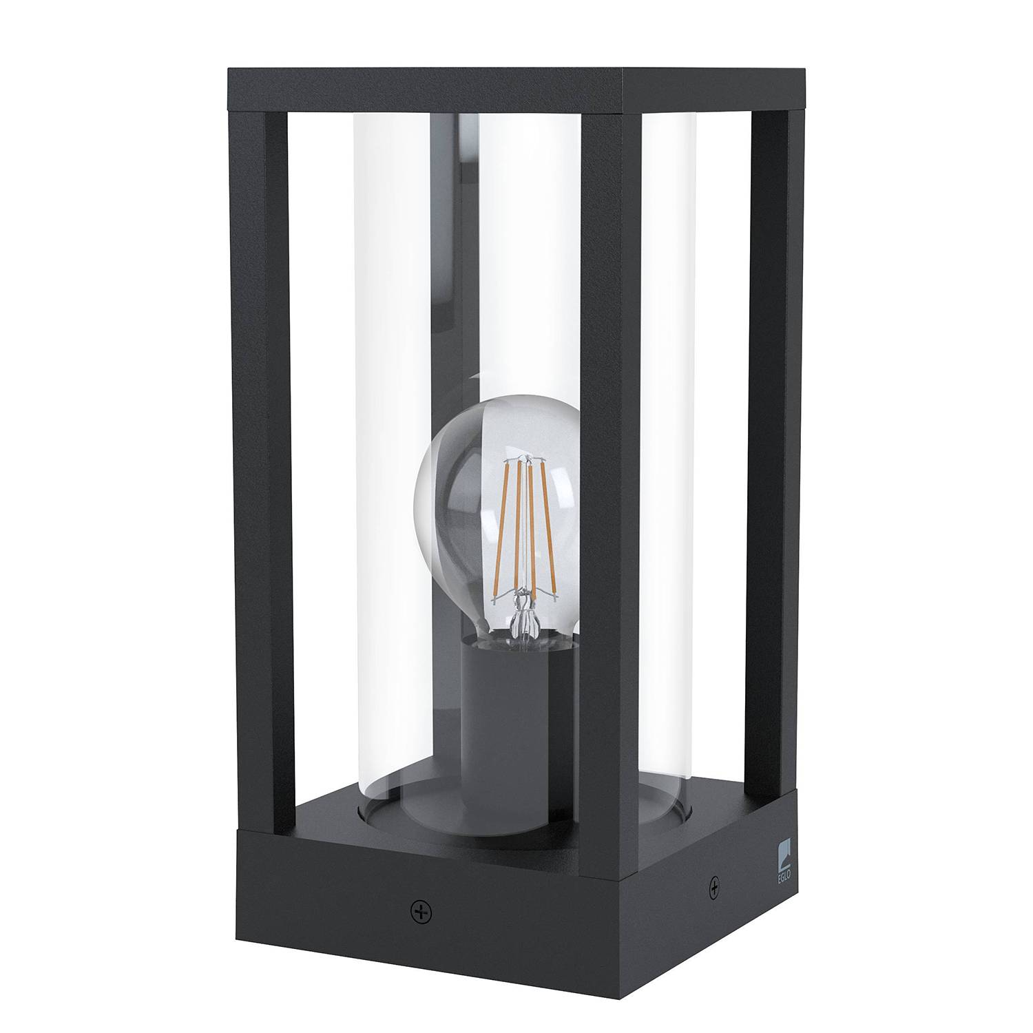 LED-Wegeleuchte Cascinetta I Klarglas Aluminium