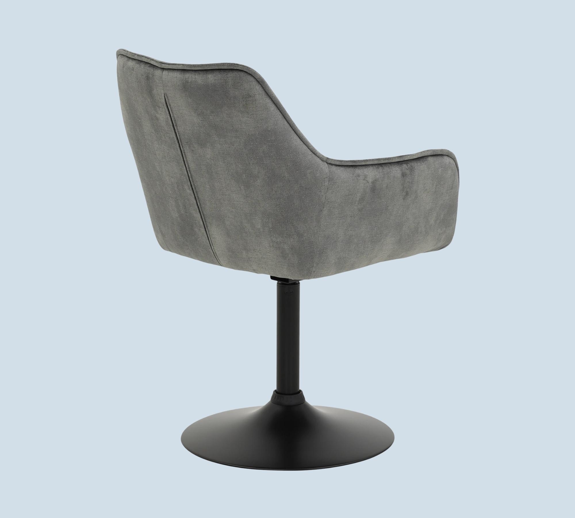 2x Armchair tufted velvet grey