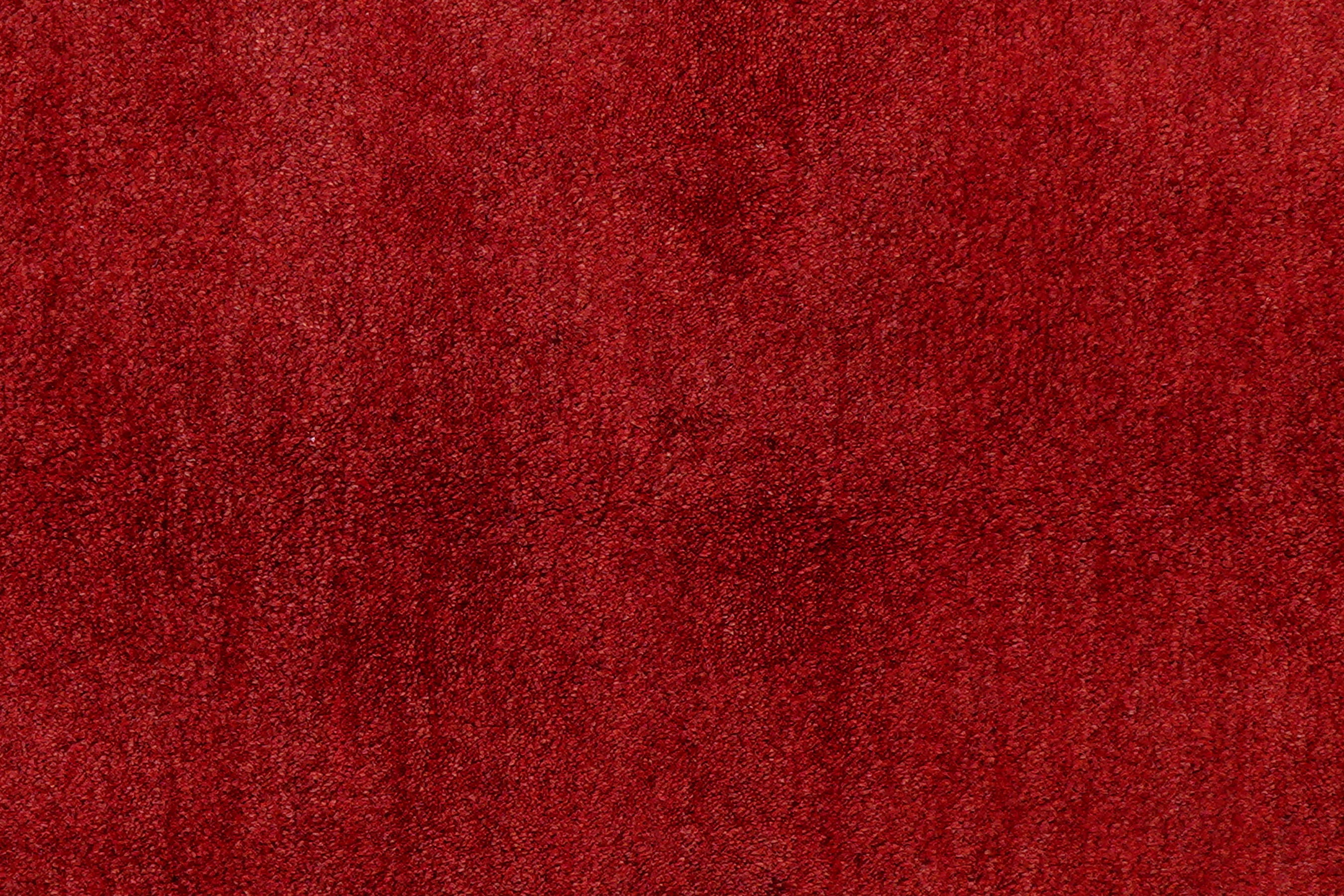 Gabbeh Teppich Wolle Rot