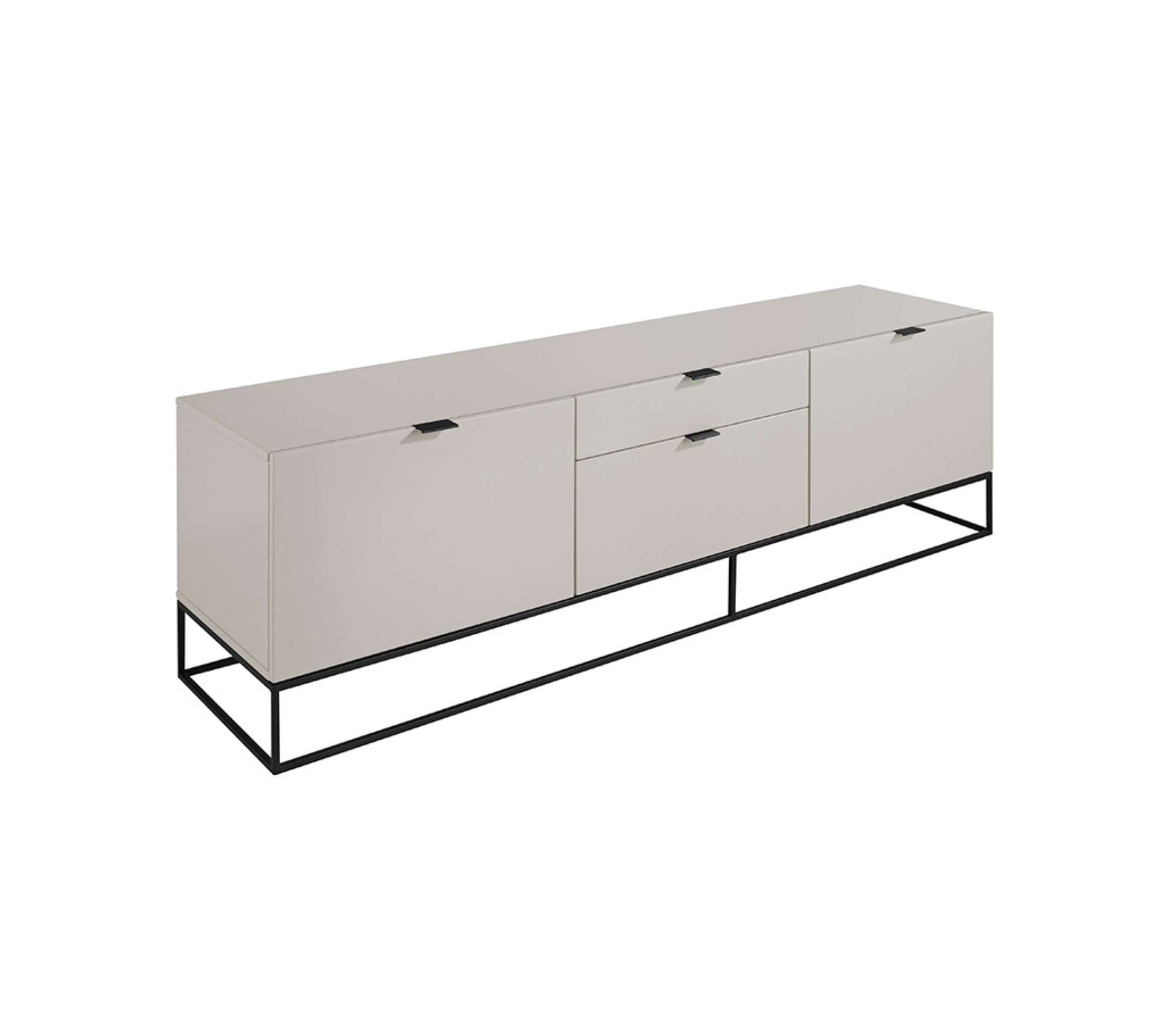 Sideboard Metall Grau