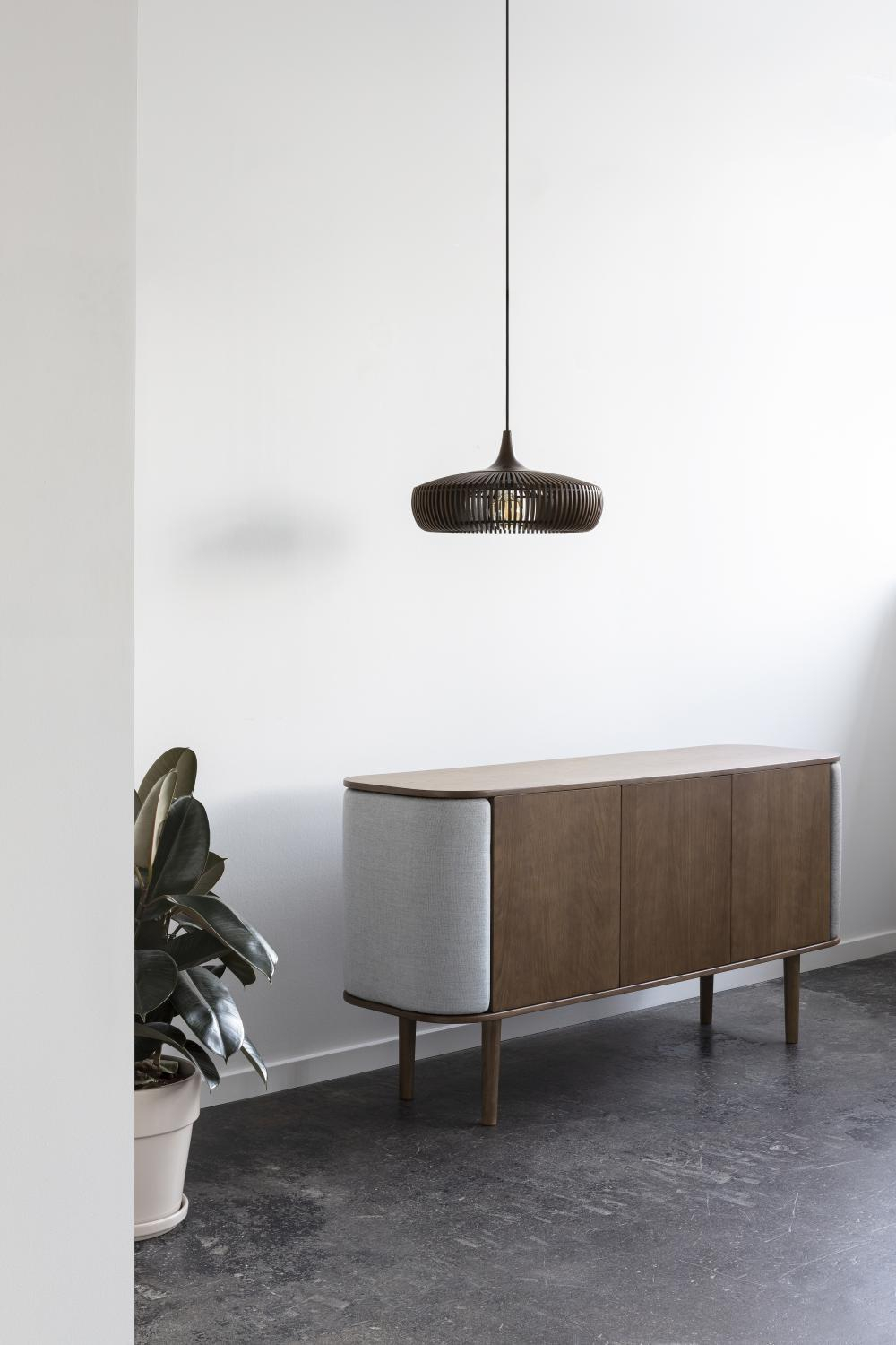 Clava Dine Wood Leuchtenschirm Schwarz