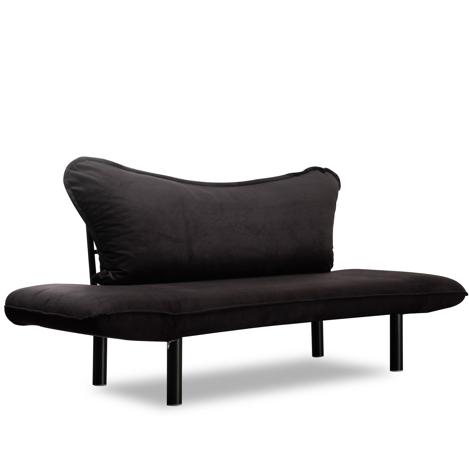 Chatto Schlafsofa 2-Sitzer Schwarz