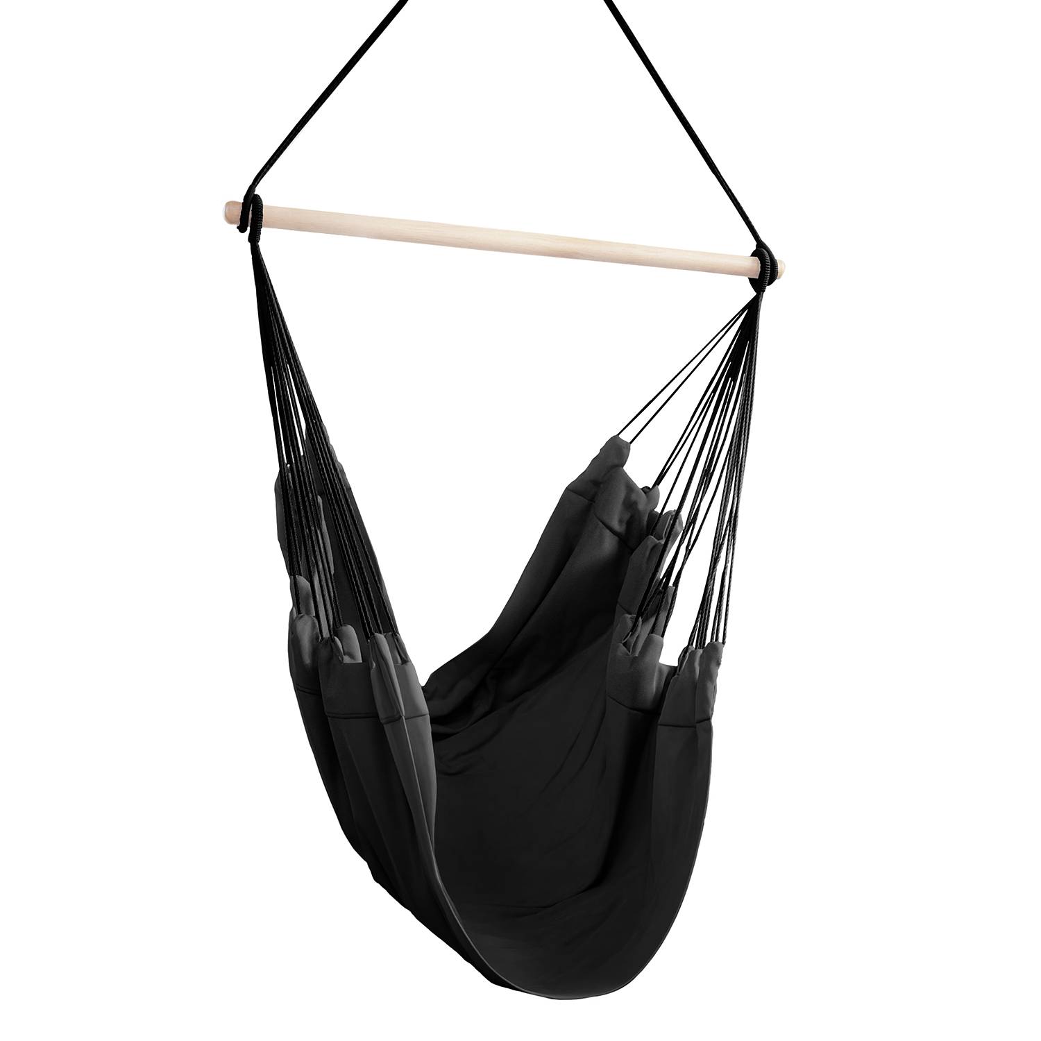 Hanging Chair Malero Cotton Black