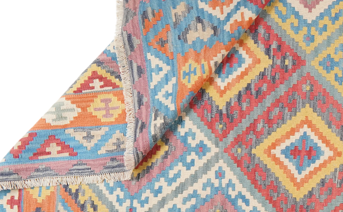 Kilim Gashgai Teppich Mehrfarbig