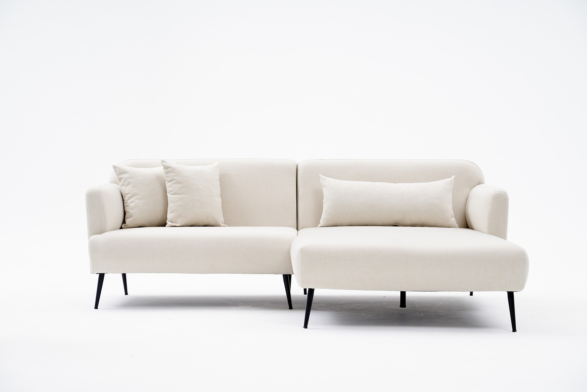 Revos Sofa Récamiere Rechts Creme