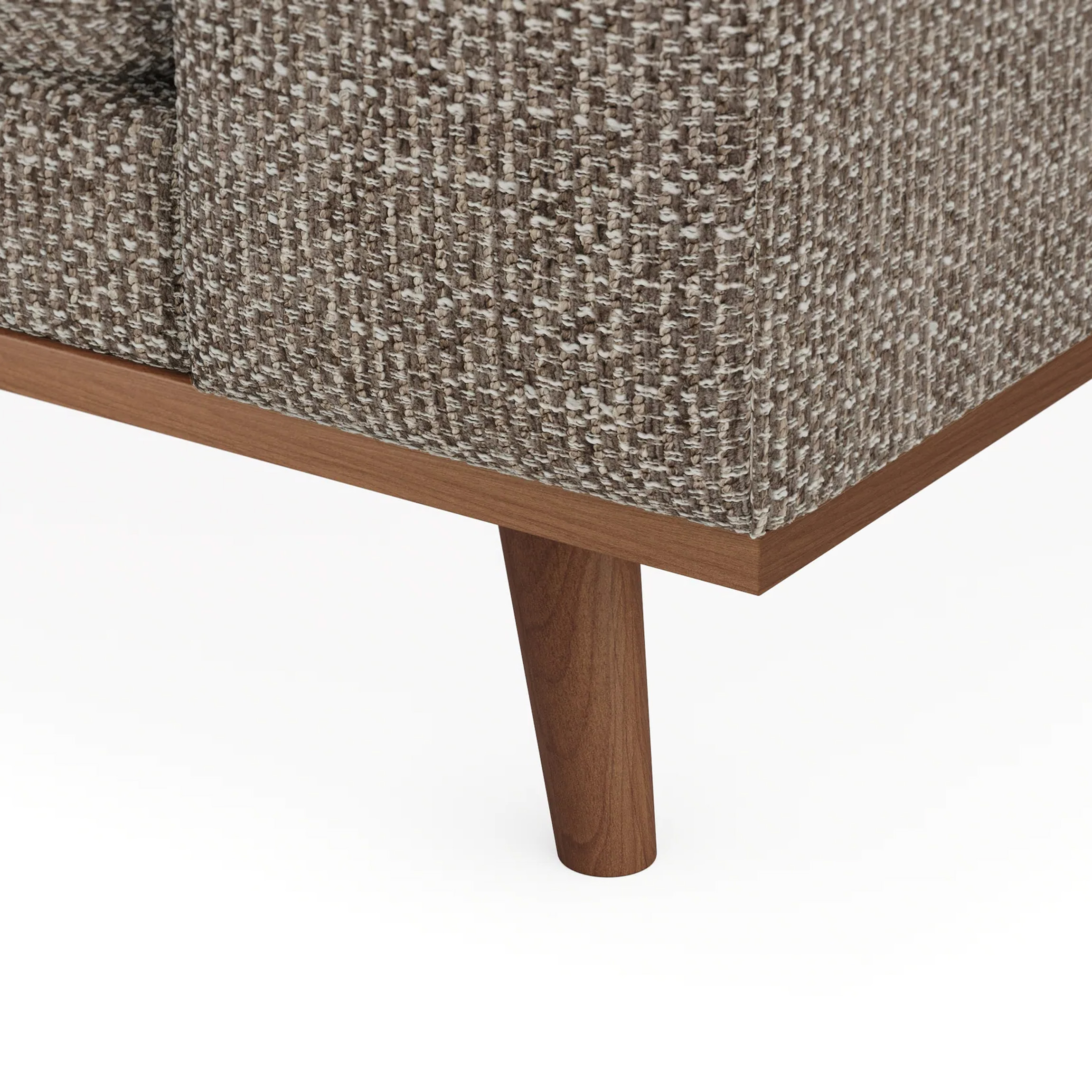 Ecksofa Harper 3-Sitzer Links Hellbraun