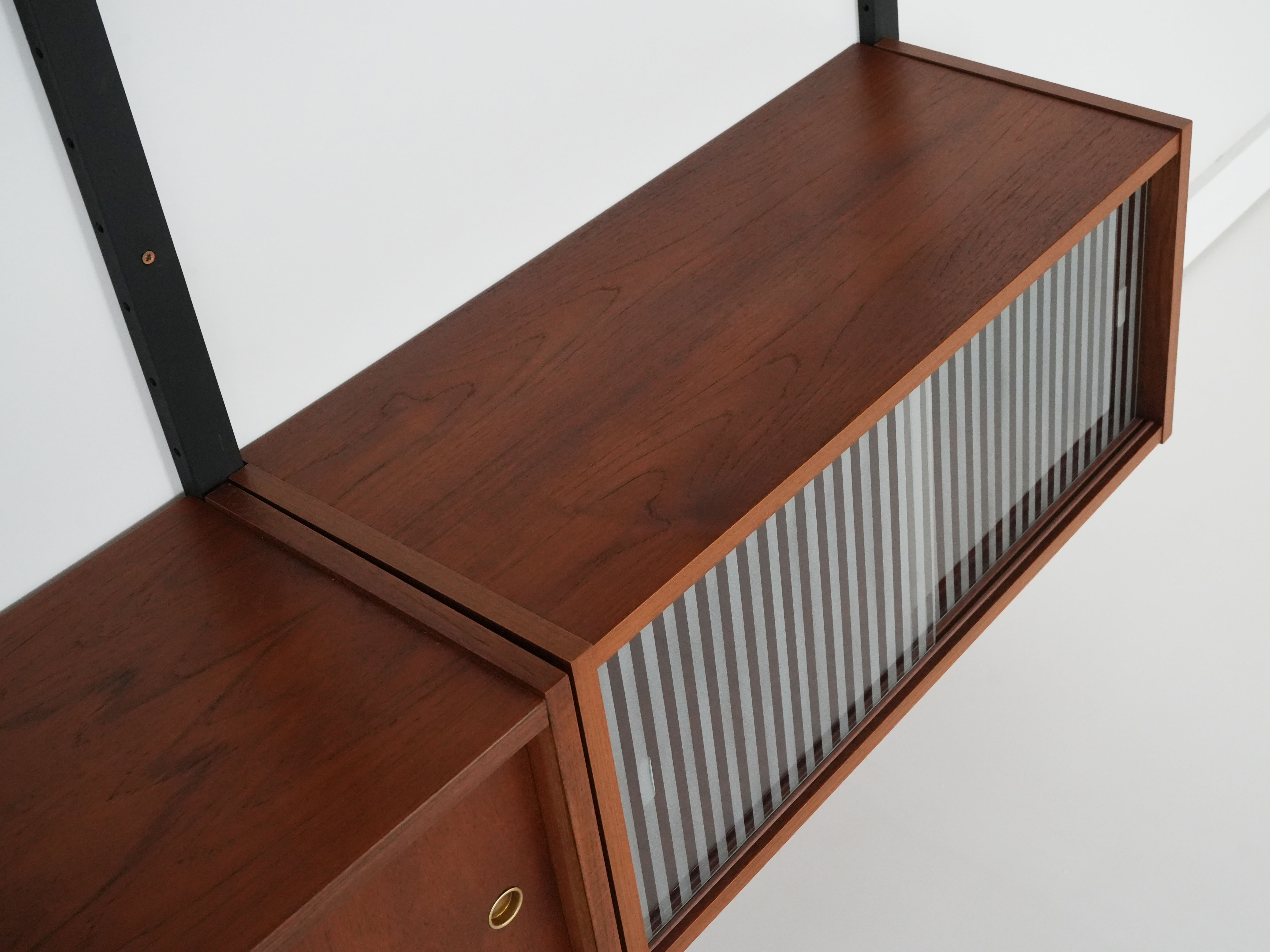 System-Bücherregal Teakholz 1960er Jahre