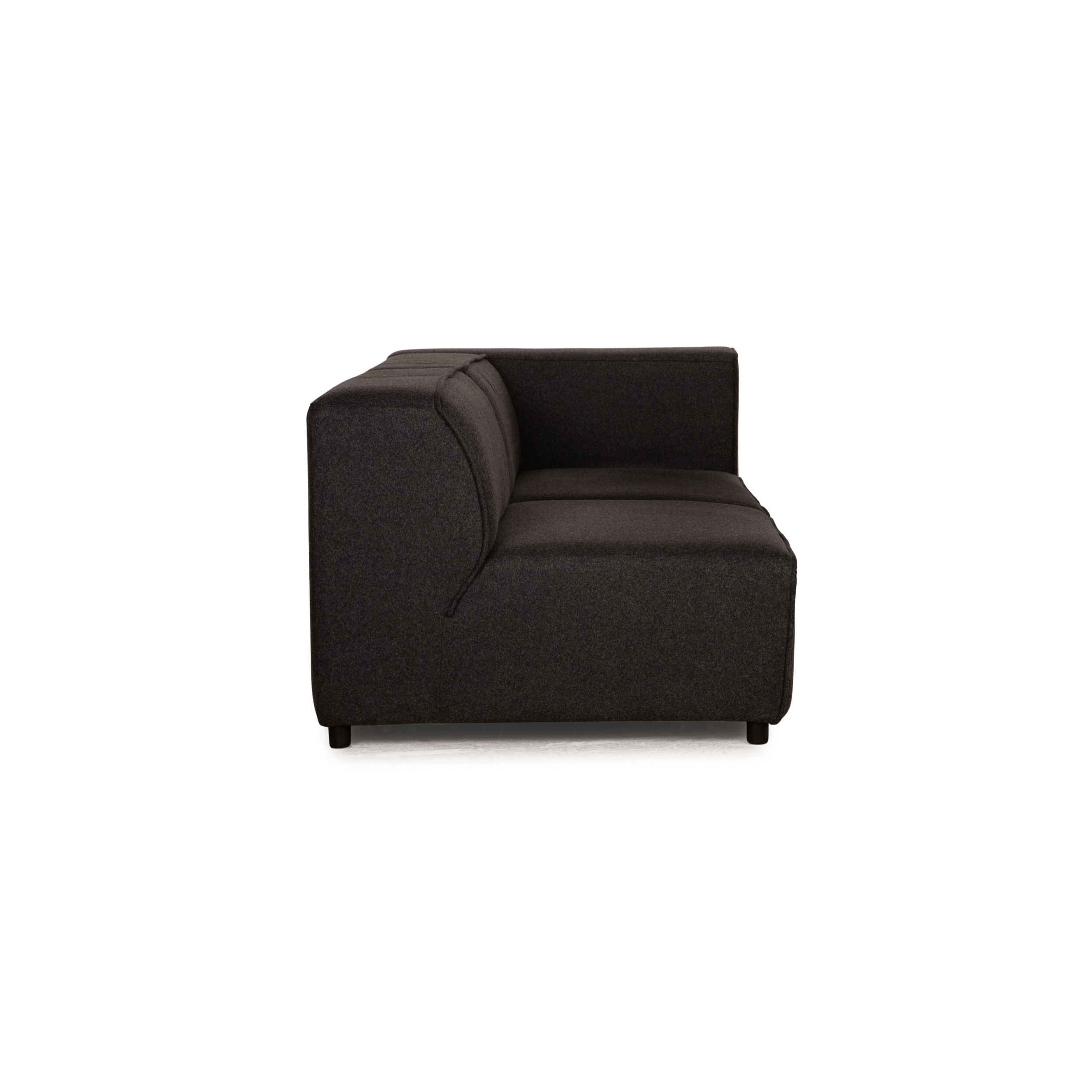 Carmo Couch 2-Sitzer Stoff Grau