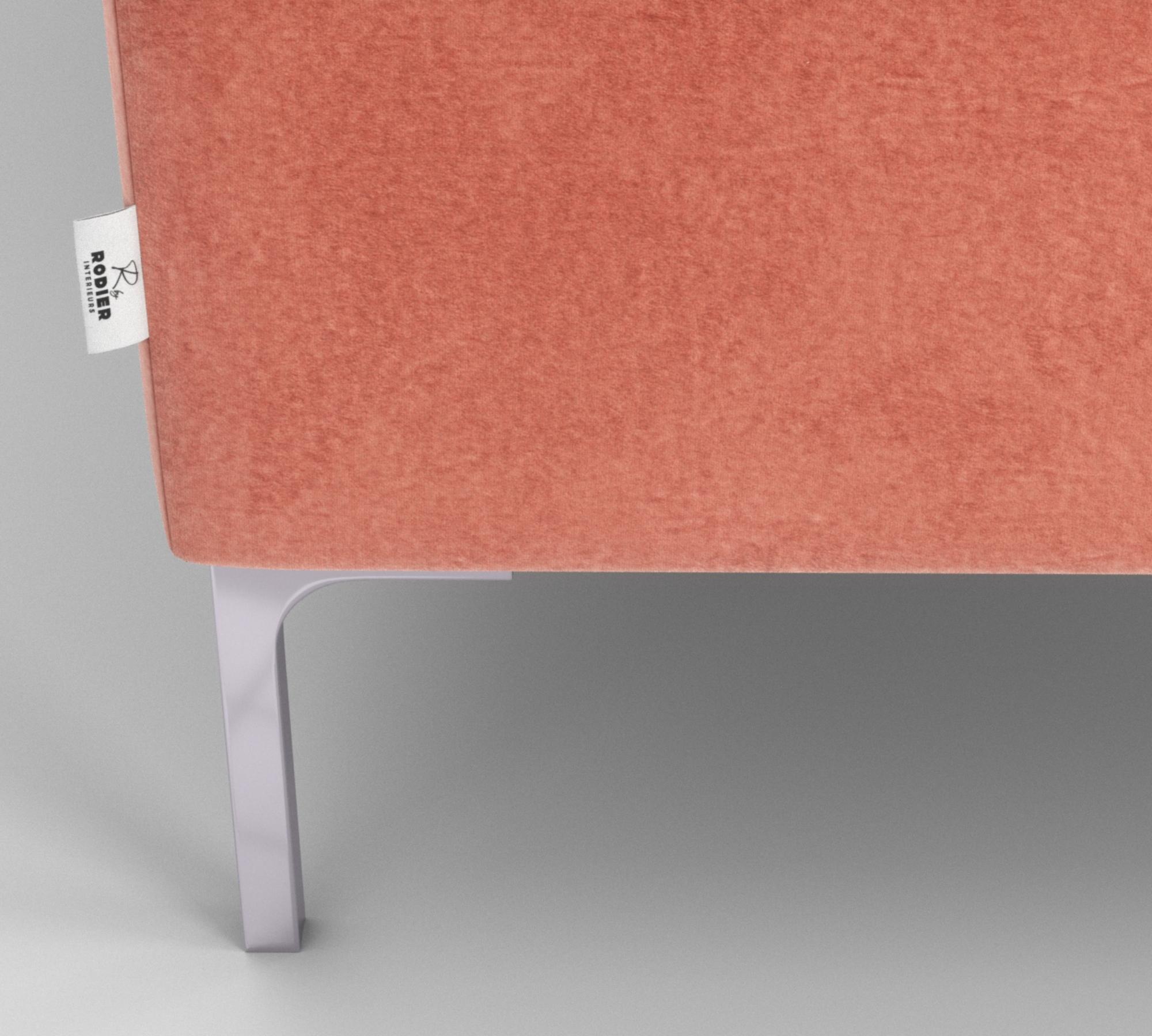 Rime Sofa 2-Sitzer Korall EU Produktion Öko-Tex 