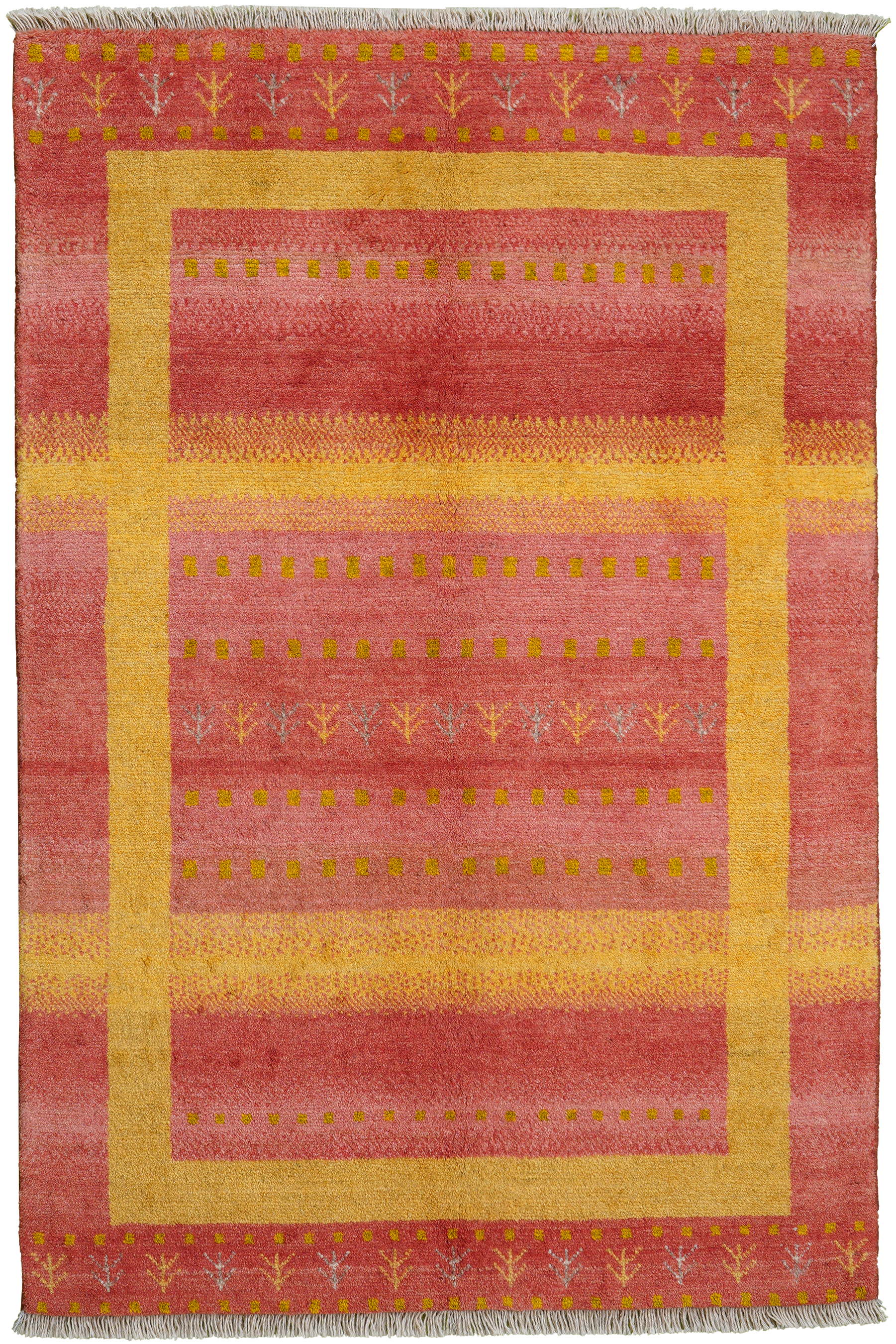 Rizbaf Gabbeh Carpet Wool Multicolor