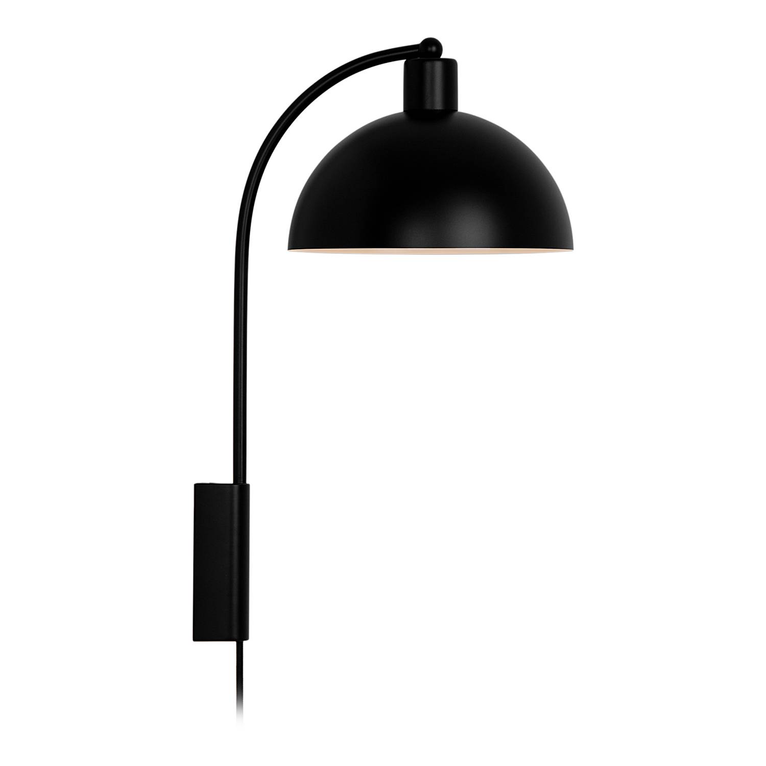 Ellen Wandleuchte Aluminium Schwarz 1-flammig
