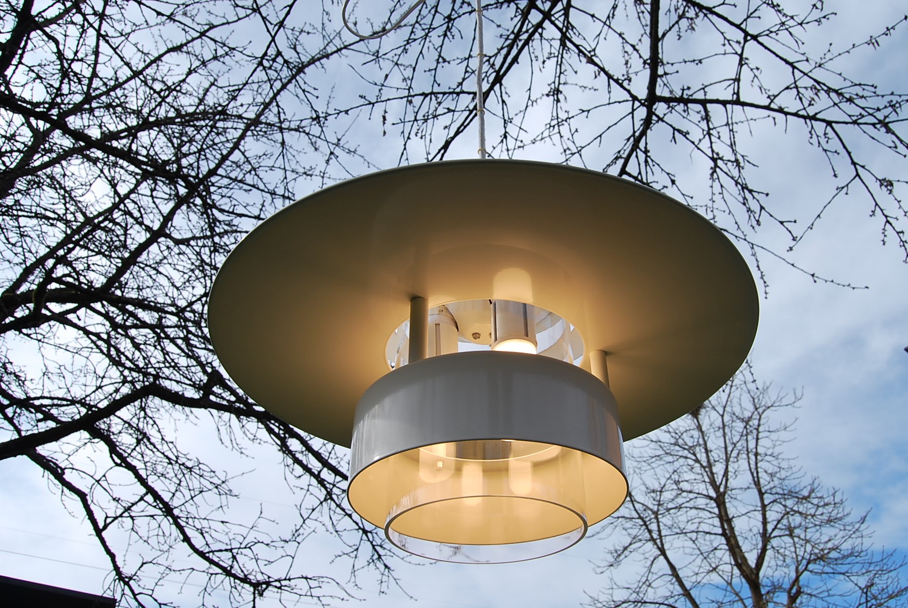 Albertslund Pendelleuchte Aluminium Weiß