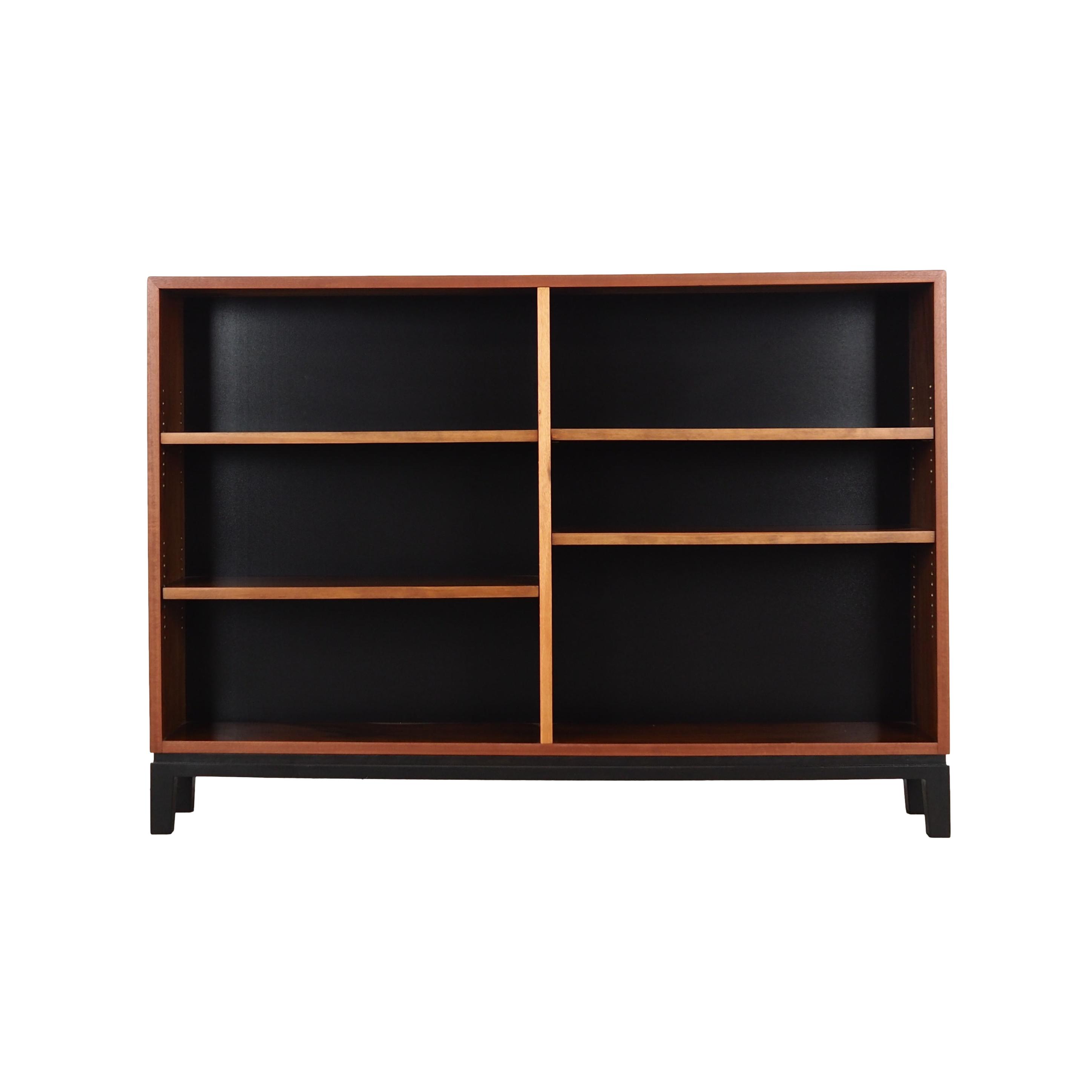 Nussbaum-Bücherregal Braun 1970er Jahre