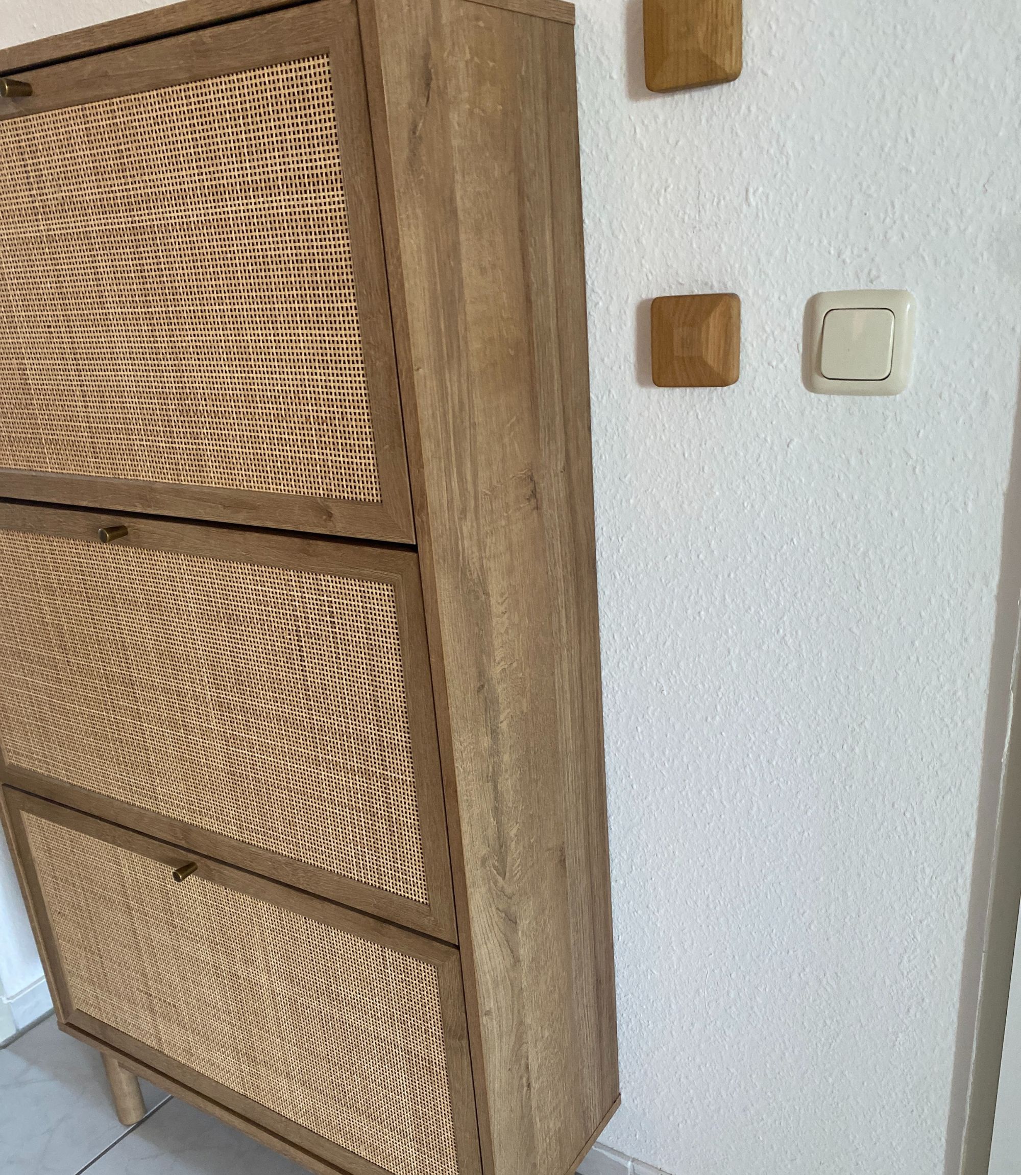 Schuhschrank Holz Braun