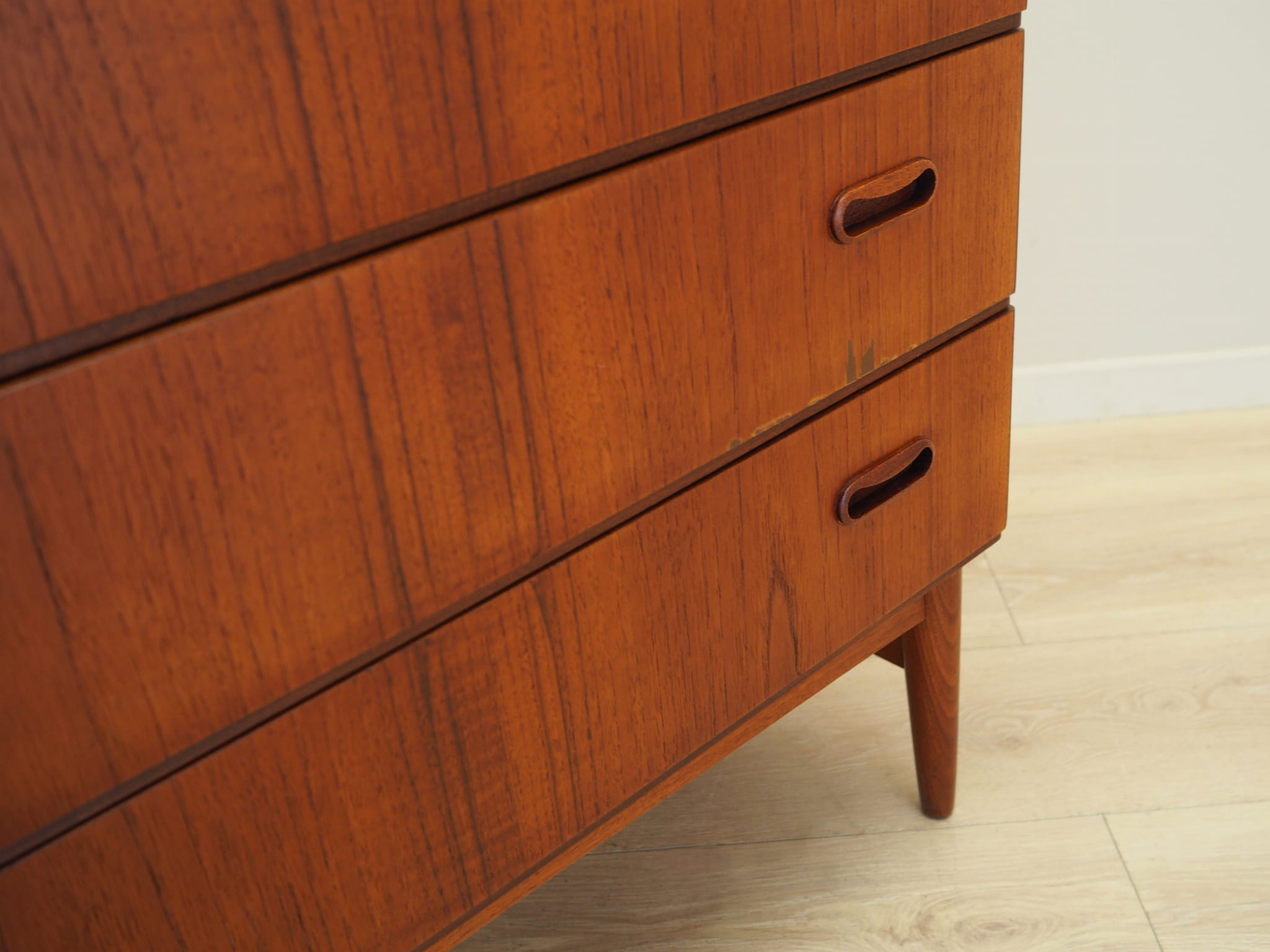 Chest of drawers Teak Brown 1970s