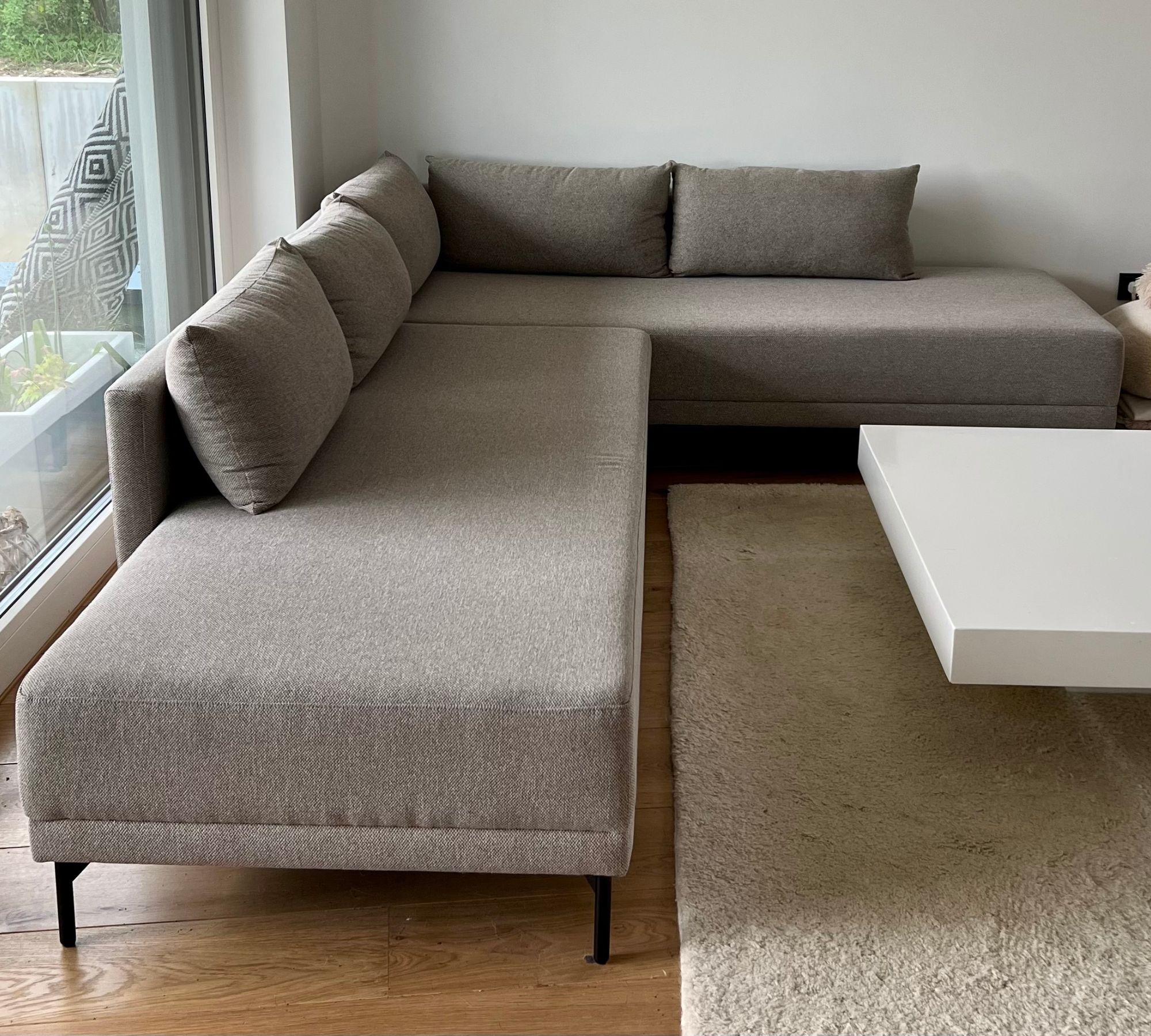 Vivica Schlafsofa Récamiere Rechts Agnes Brown