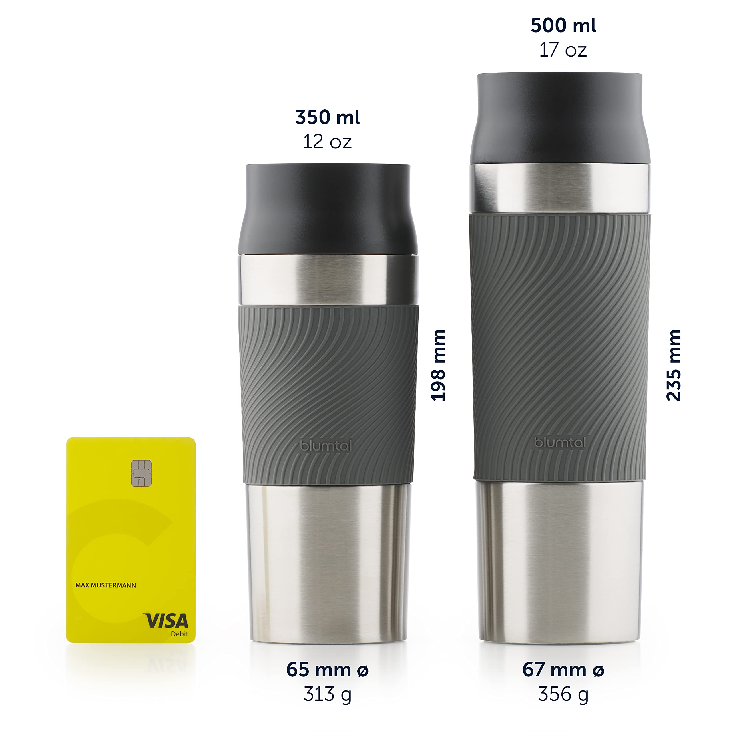 Thermobecher Classic Edelstahl 350ml