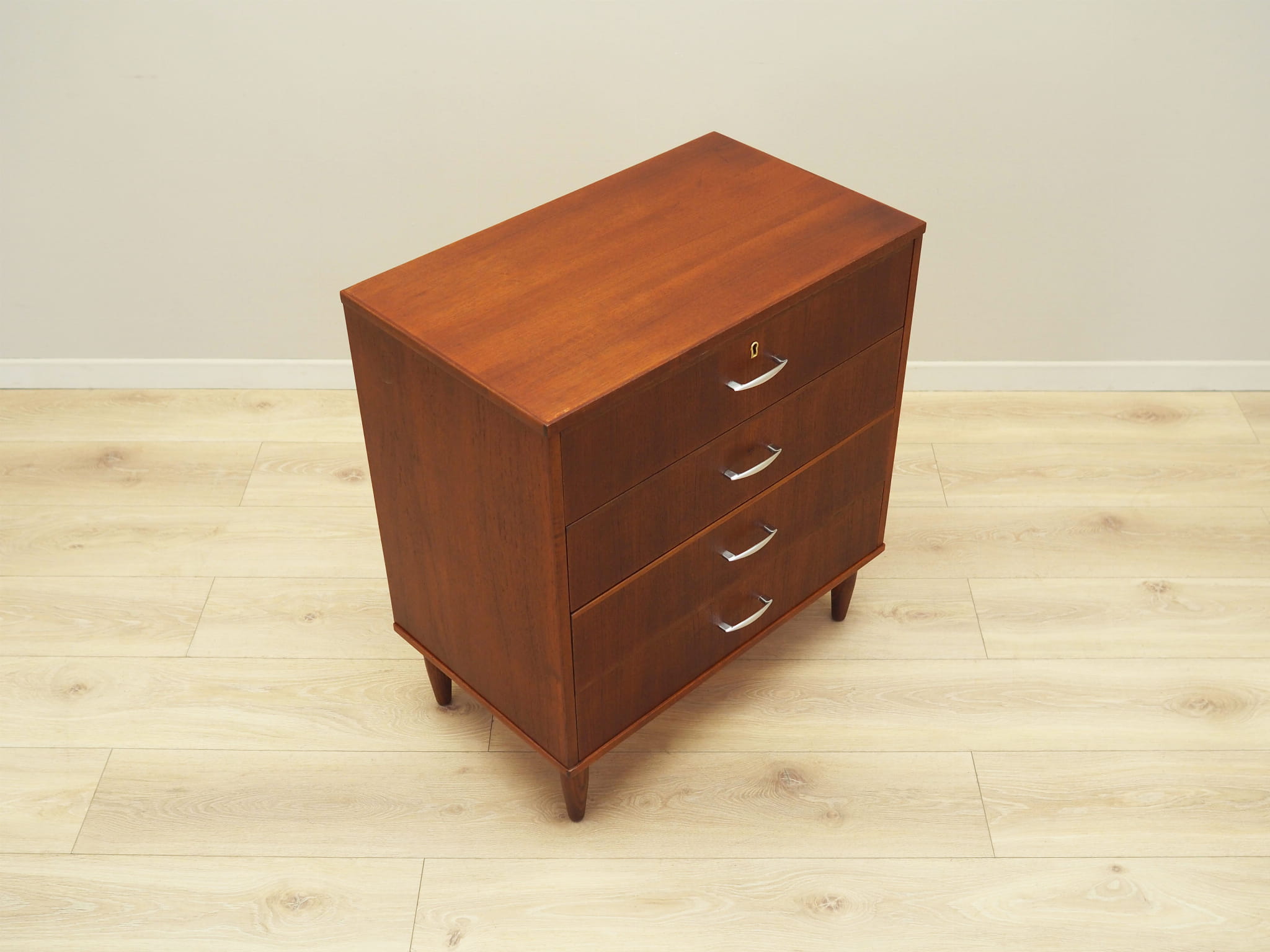 Vintage chest of drawers Teak brown 1970s