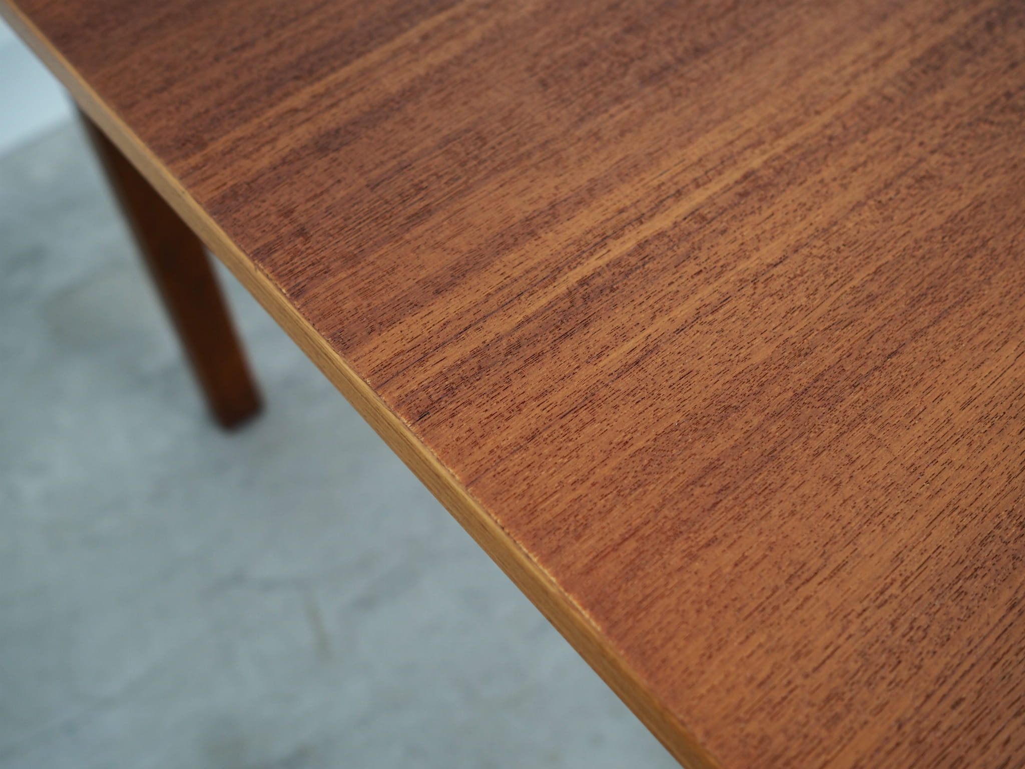 Vintage Couchtisch Teakholz Braun 1970er Jahre