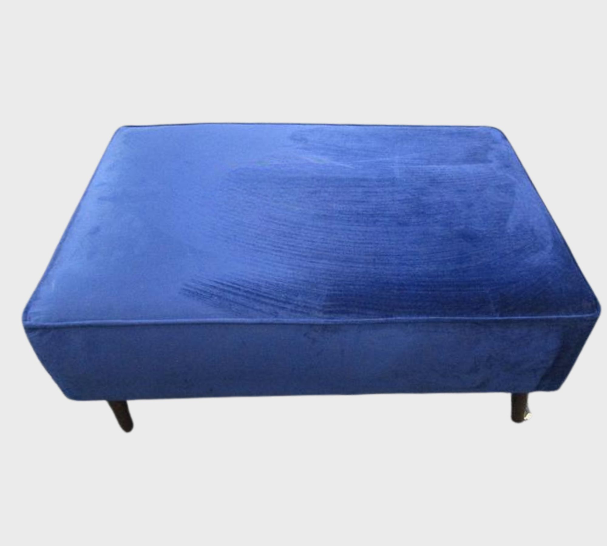 Hocker Samt Blau