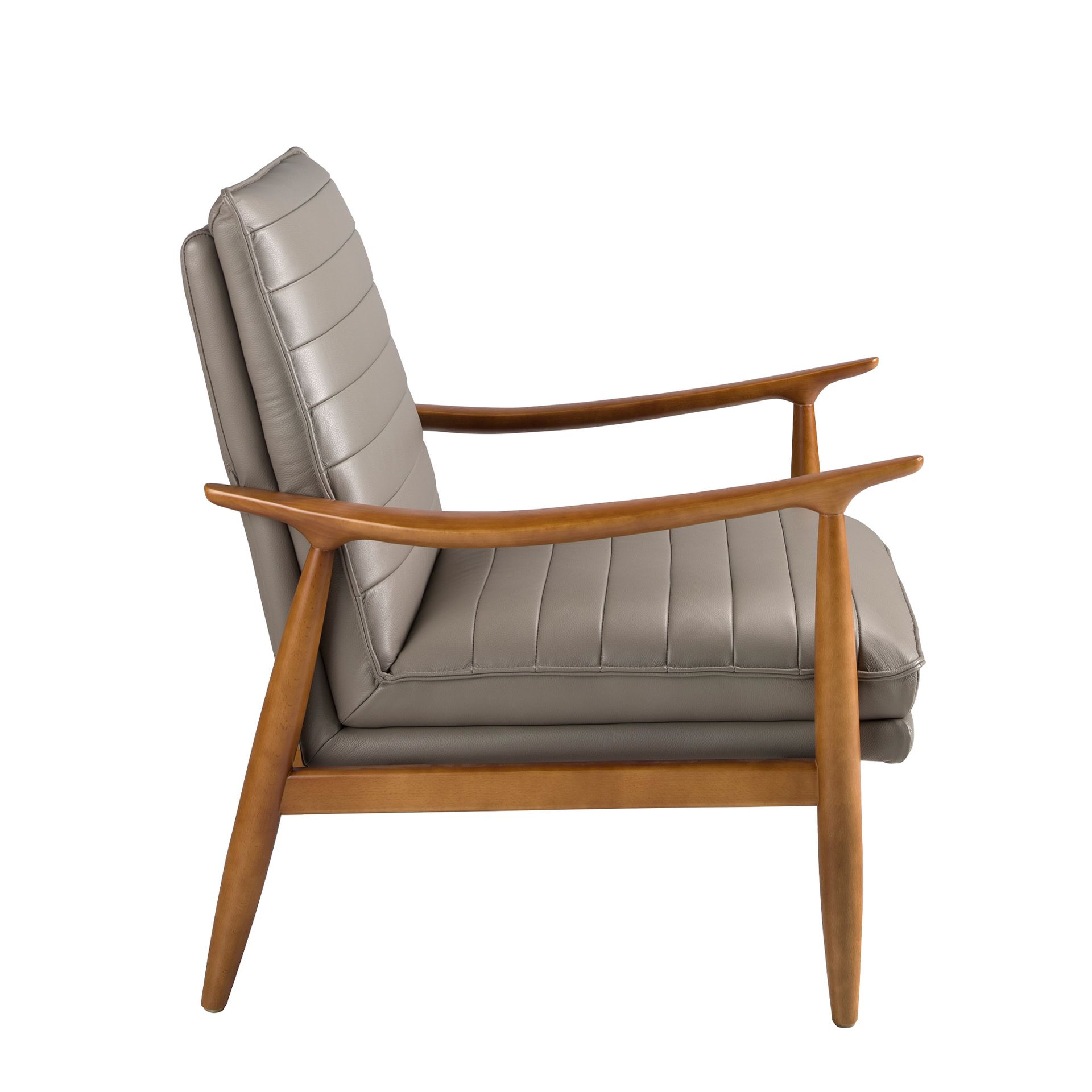 Dunkelgrauer Ledersessel 5130