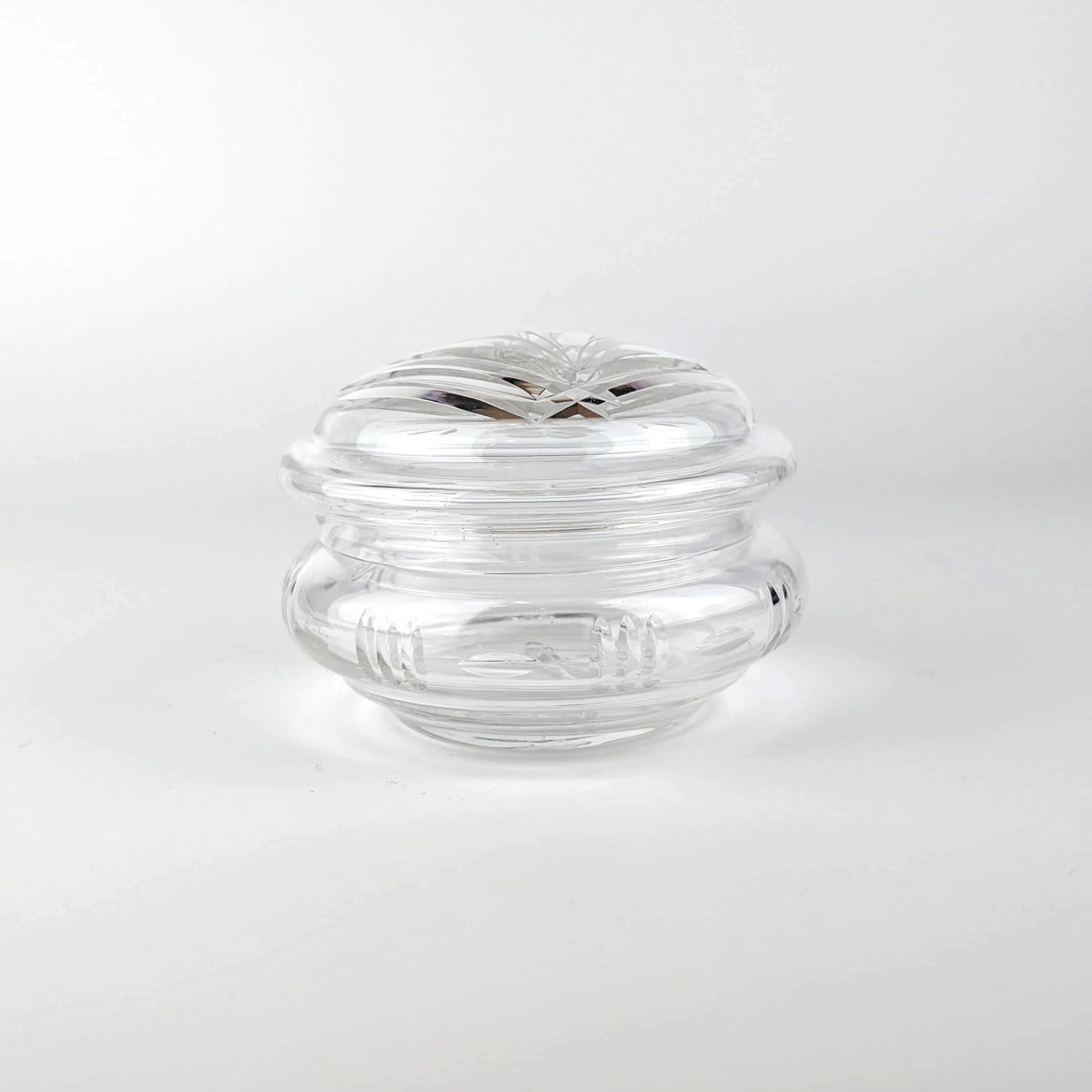 Art Deco Lidded Box Crystal 1930s