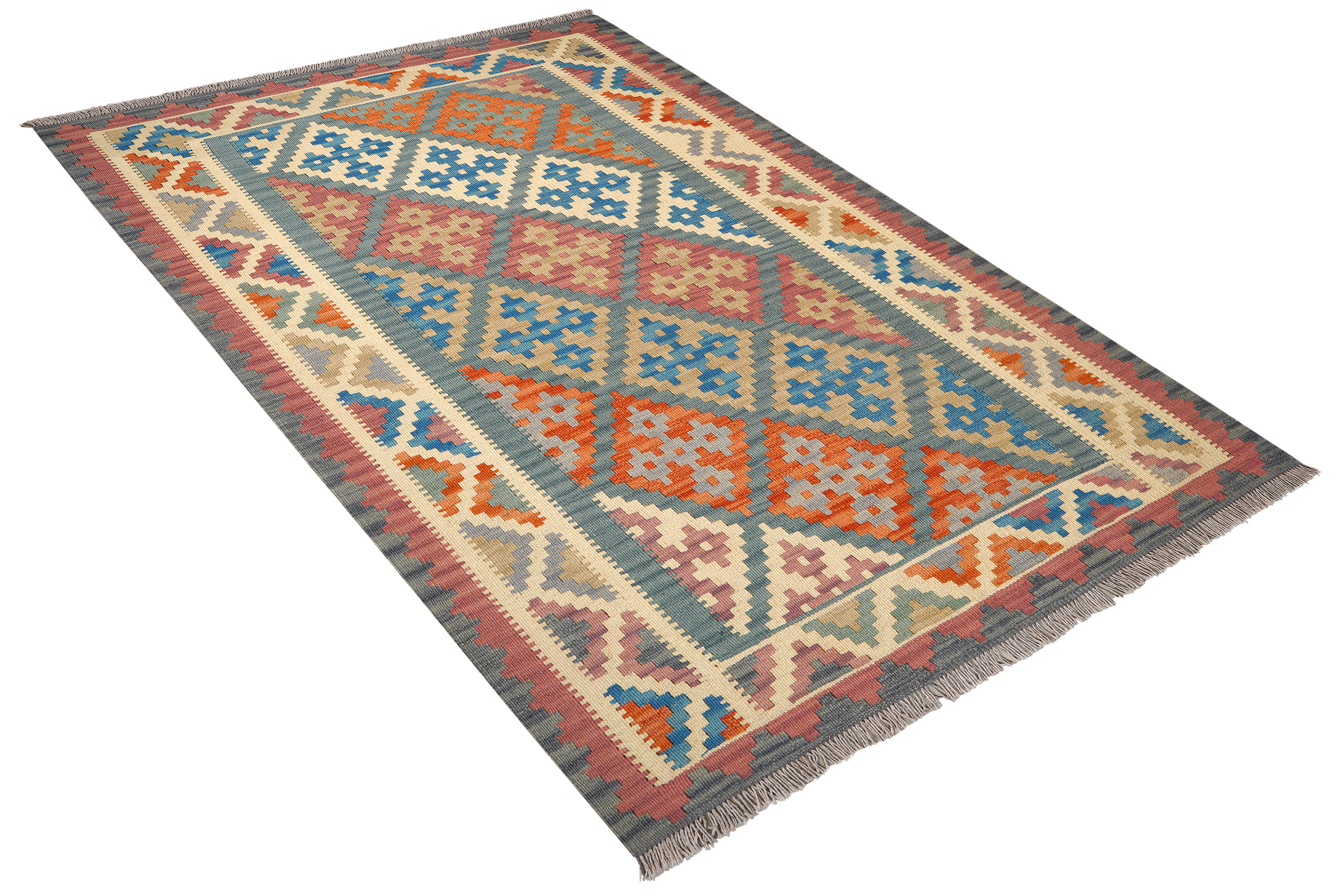 Carpet Gashgai Rug Wool Green