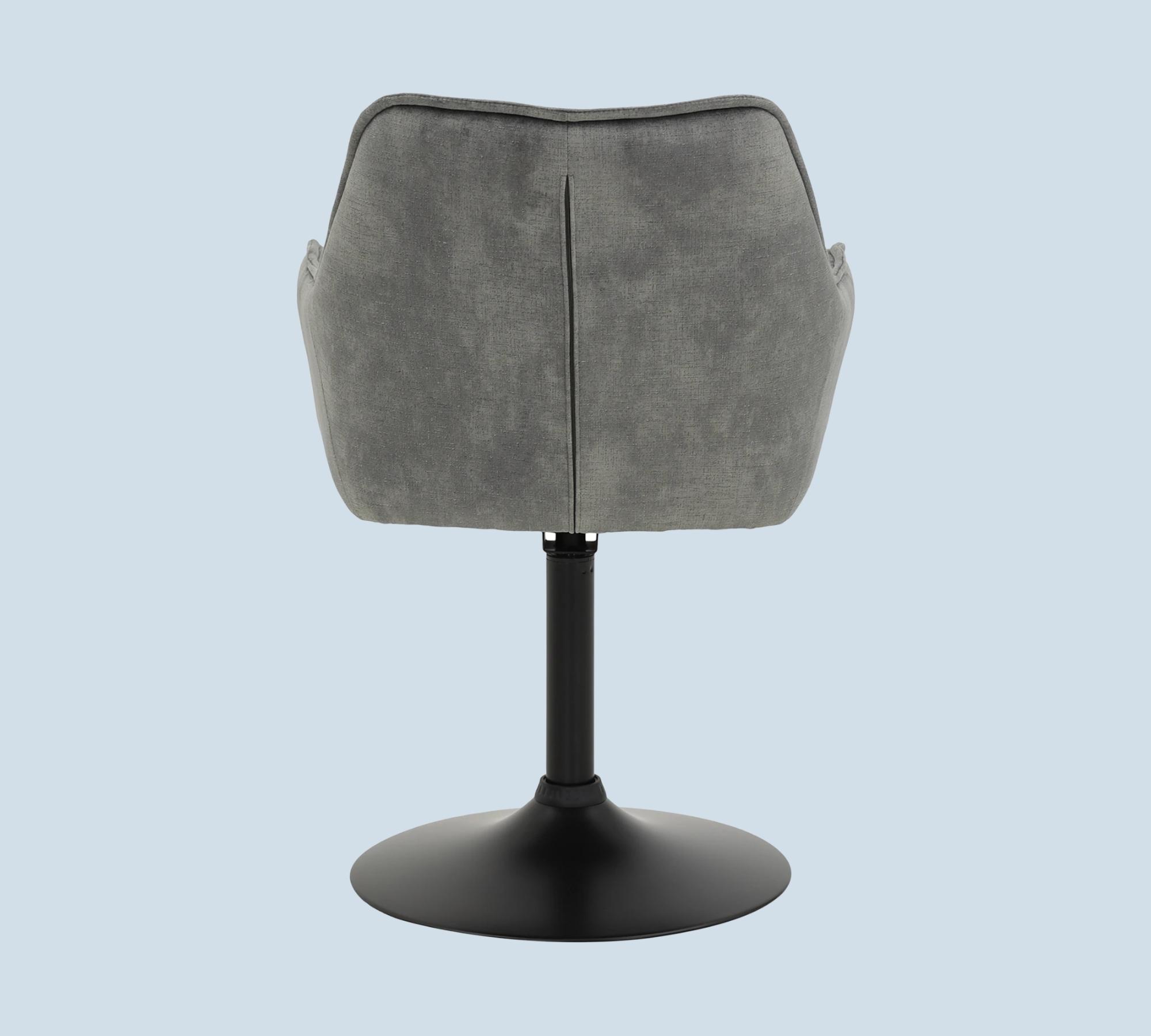 2x Armchair tufted velvet grey