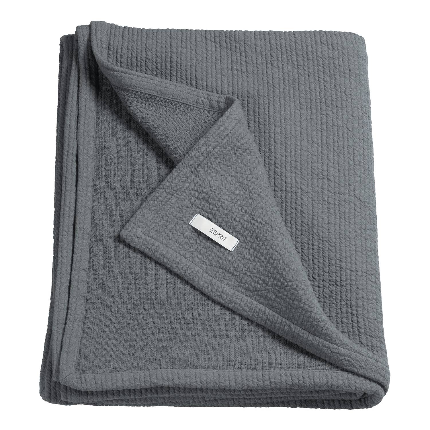 Plaid Amber Baumwolle Grau